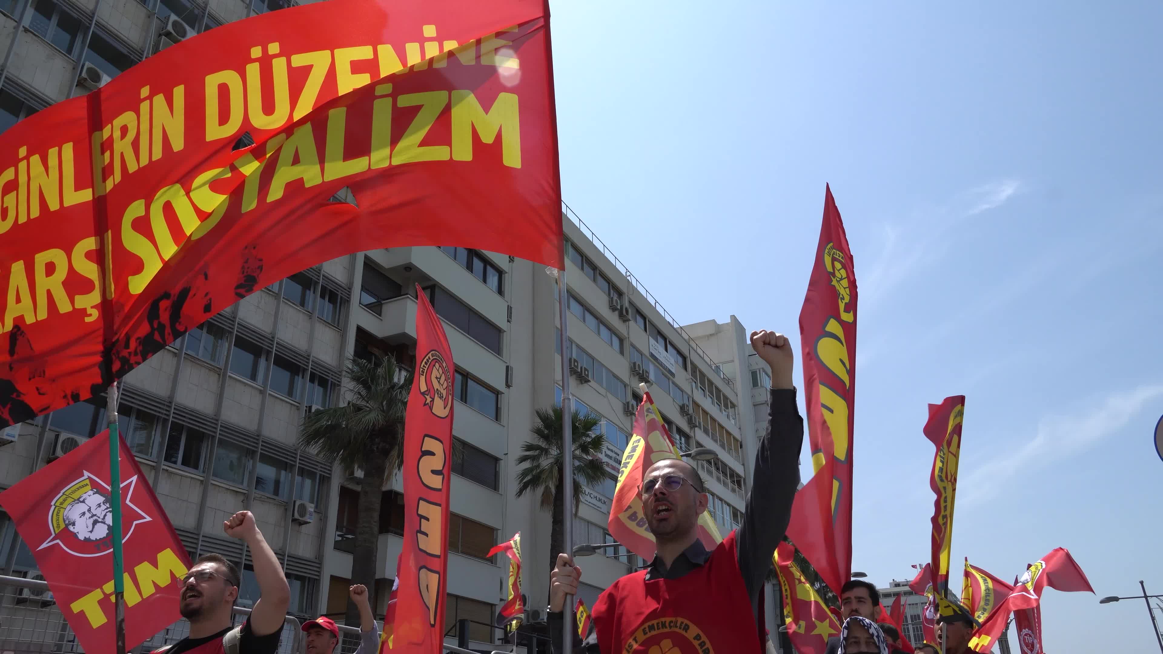 International Labour Day celebration and demonstration, Izmir Turkey