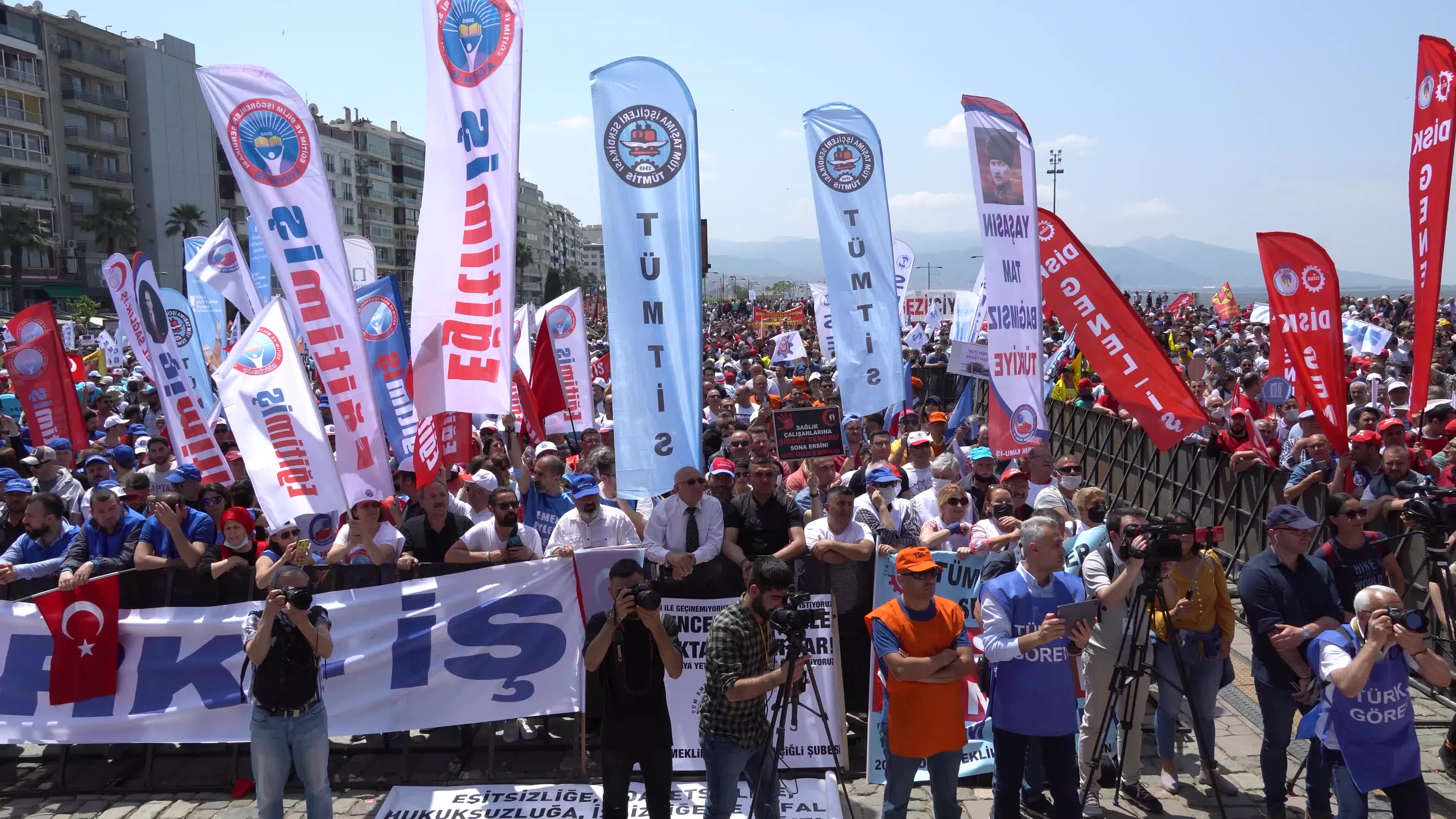 International Labour Day celebration and demonstration, Izmir Turkey