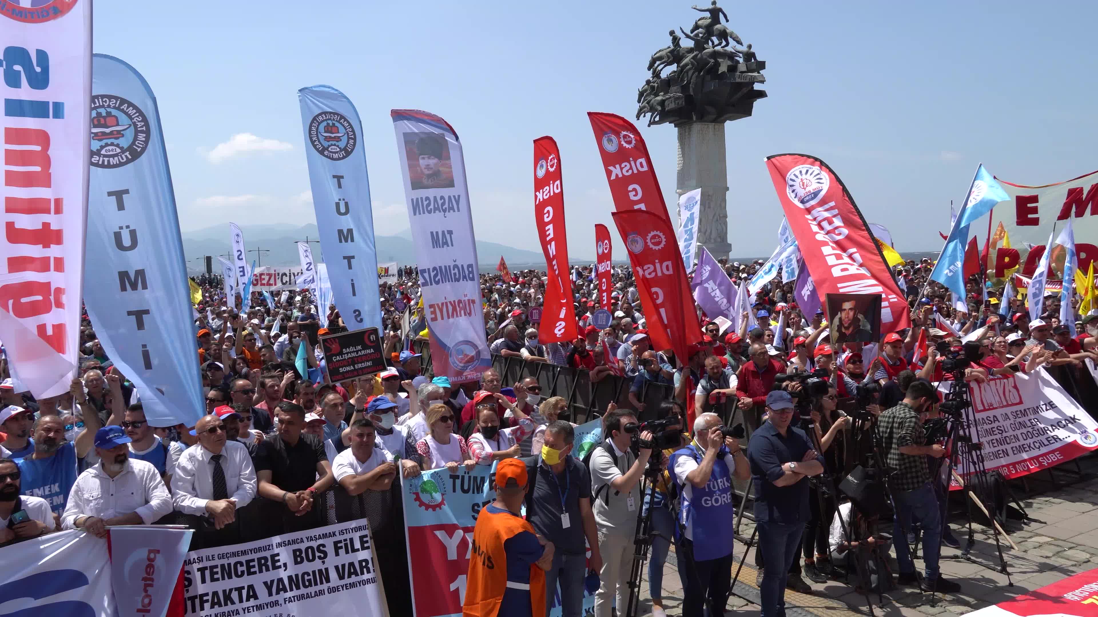 International Labour Day celebration and demonstration, Izmir Turkey
