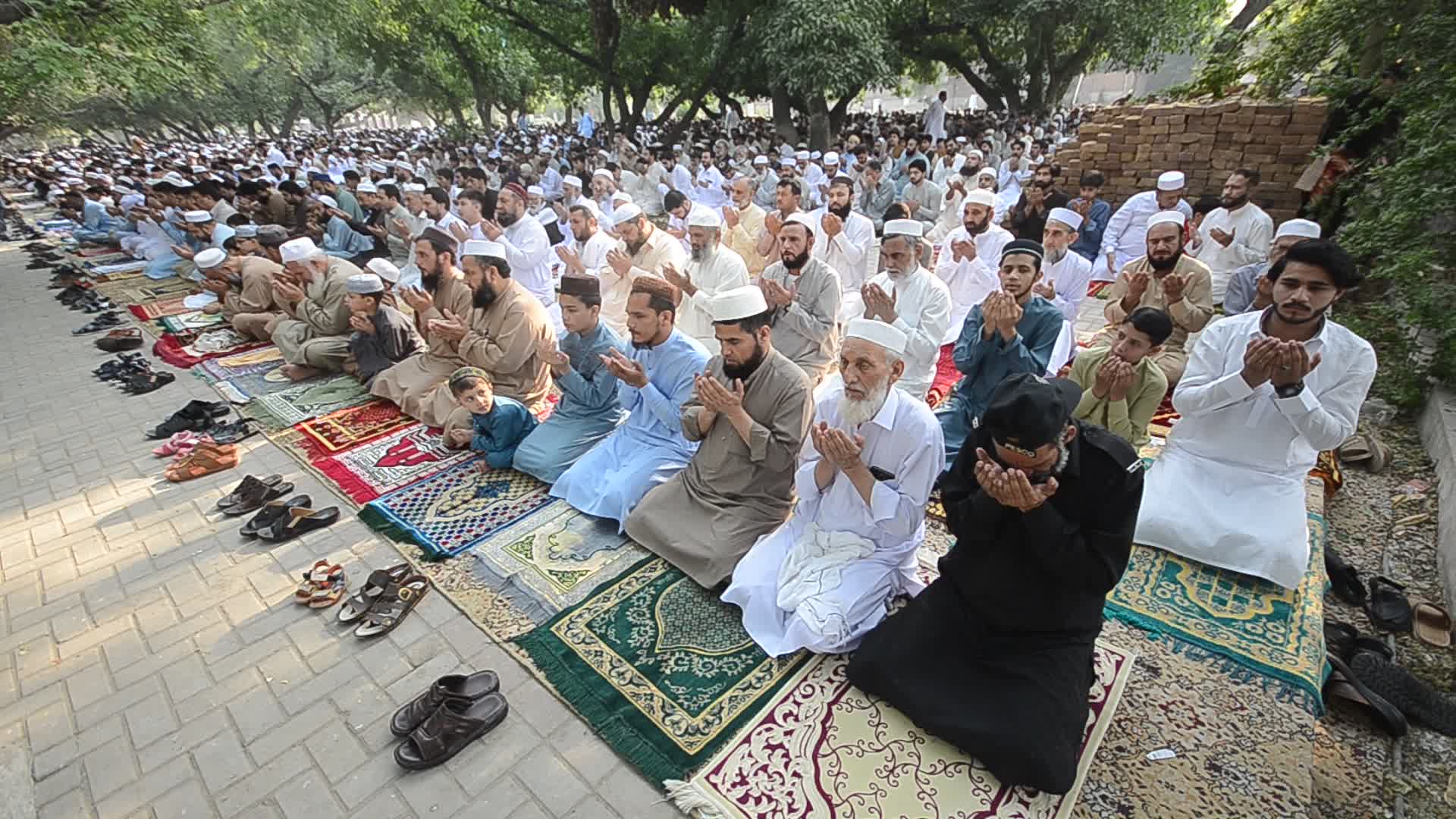 Eid al-Fitr prayer in Peshawar
