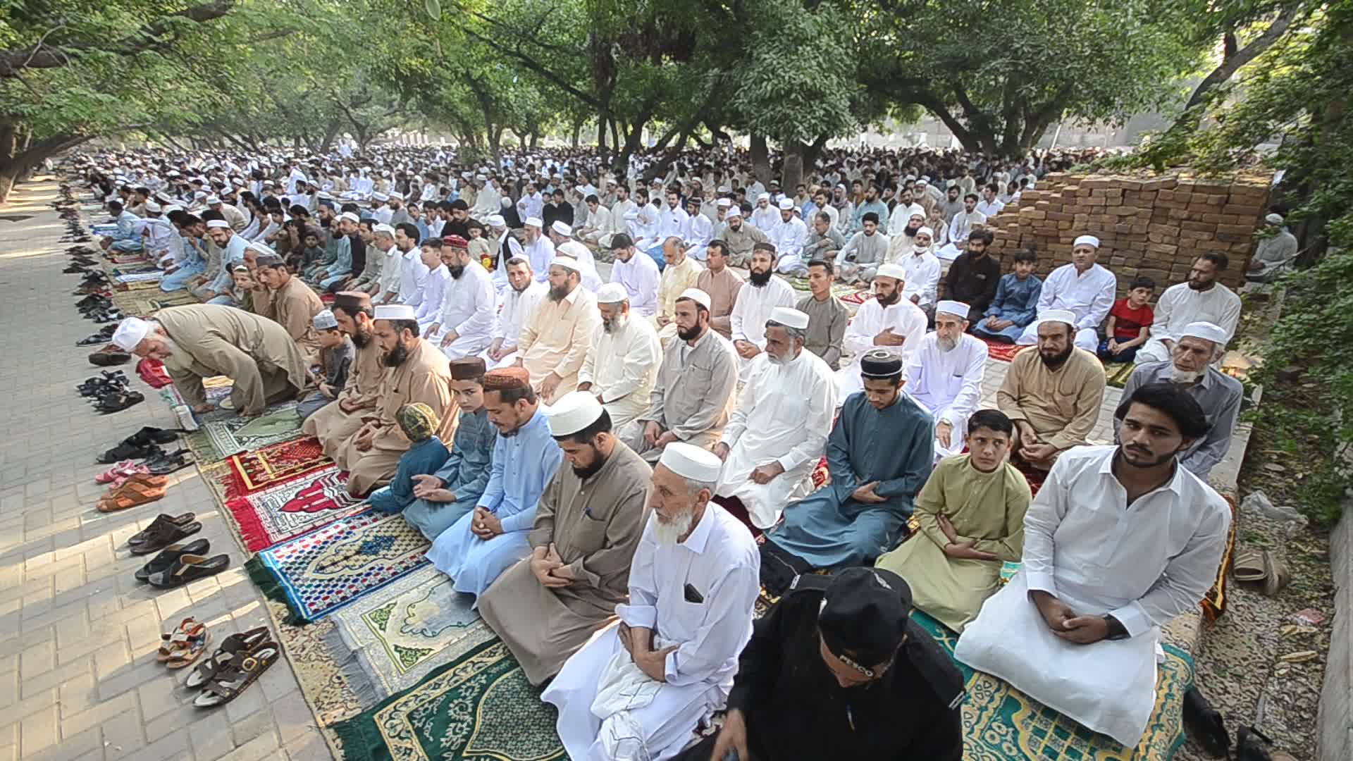 Eid al-Fitr prayer in Peshawar
