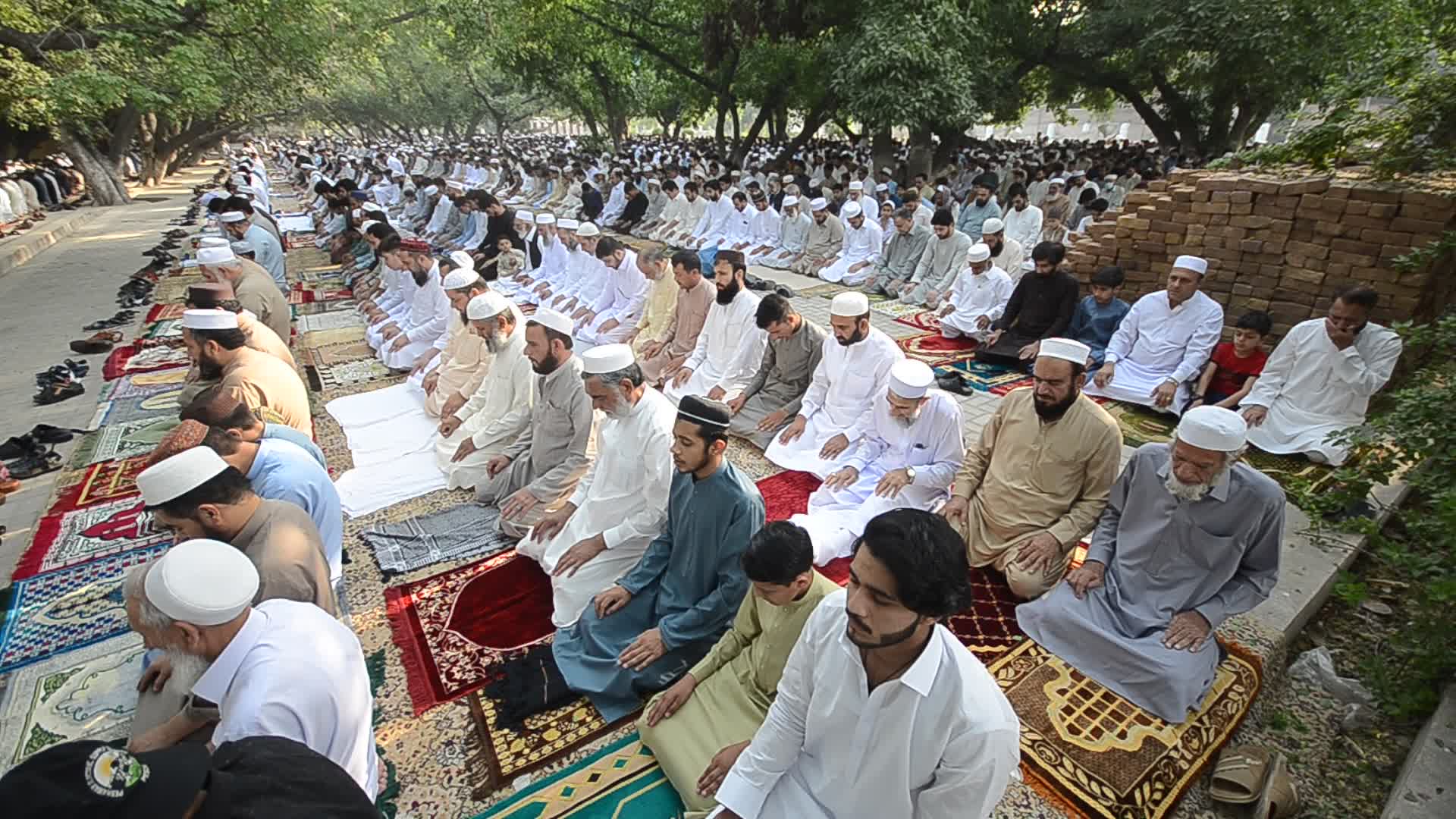 Eid al-Fitr prayer in Peshawar
