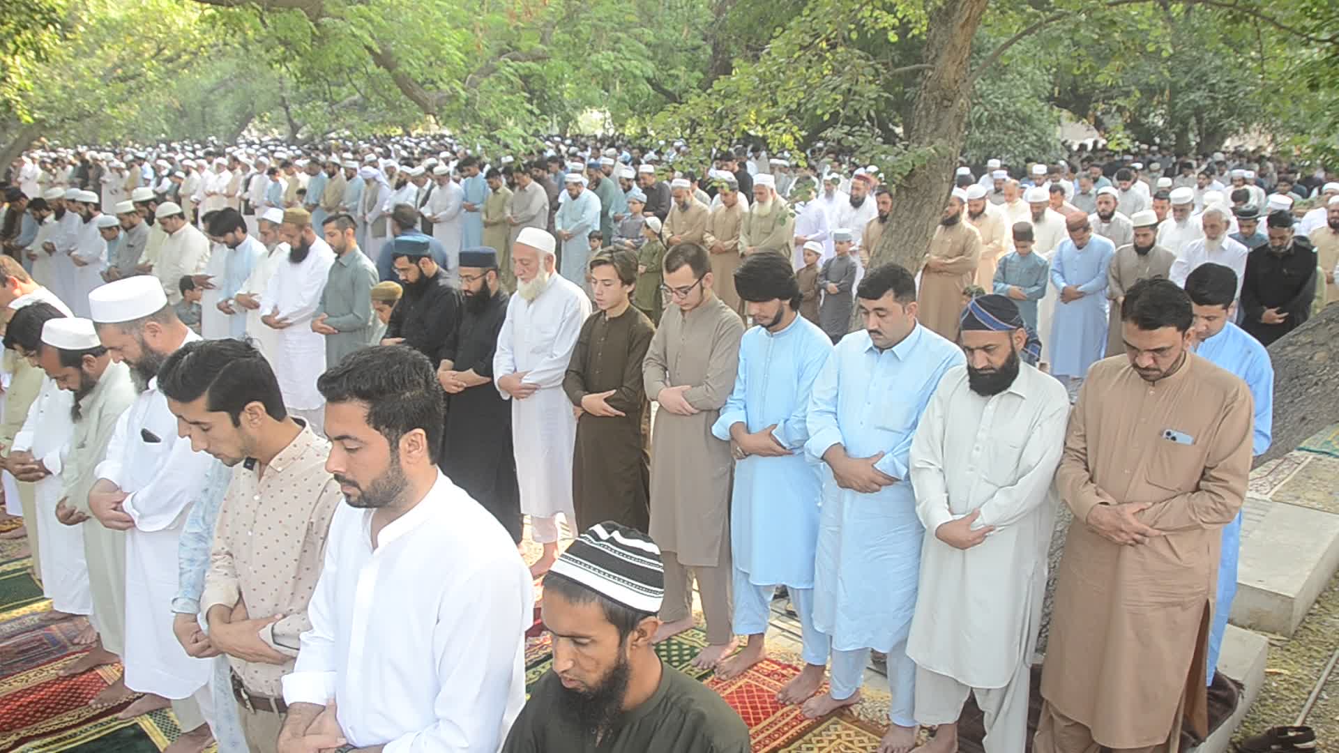 Eid al-Fitr prayer in Peshawar
