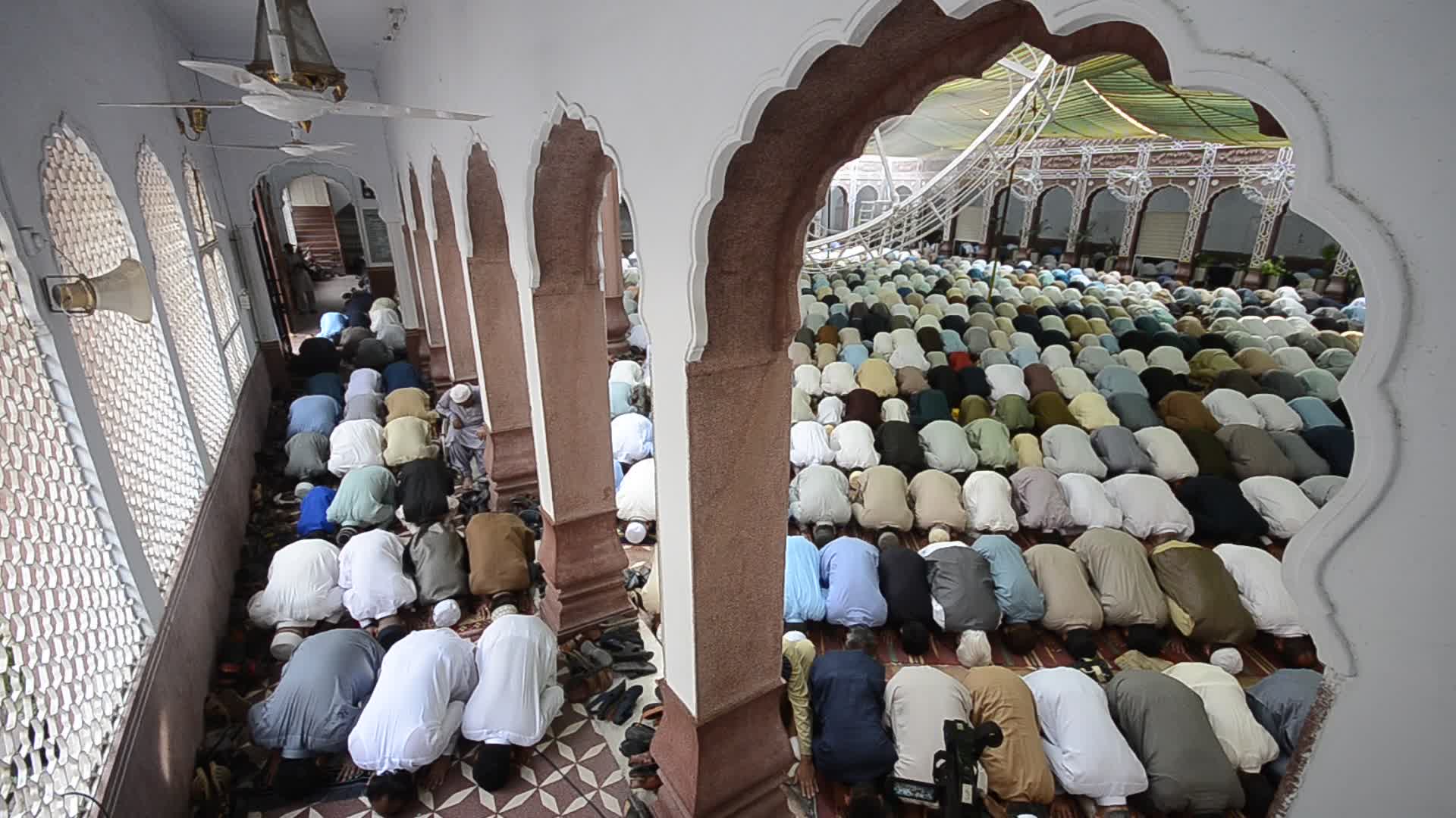 Eid al-Fitr prayers in Peshawar, Pakistan