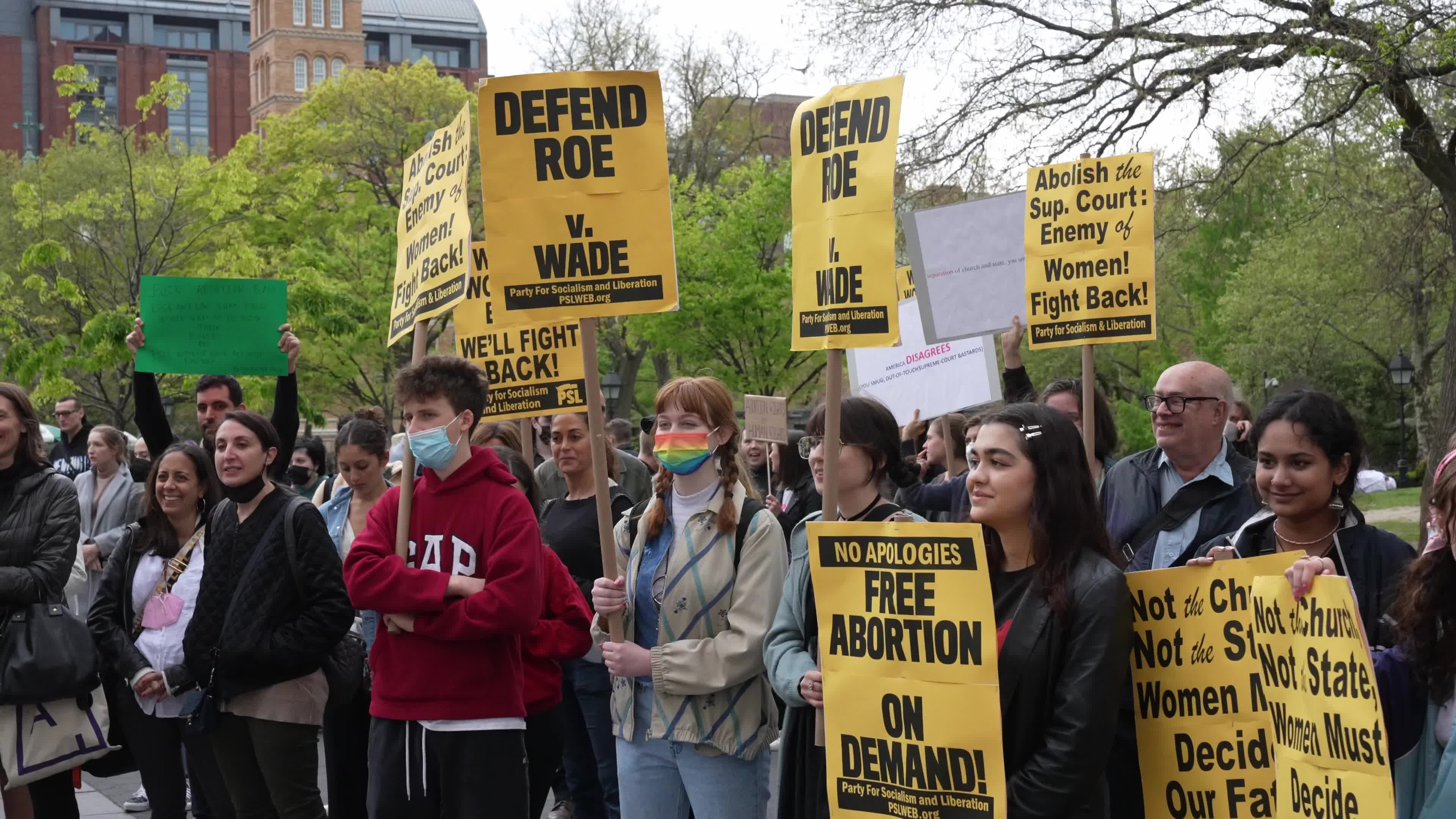 Roe V. Wade Protests in NYC