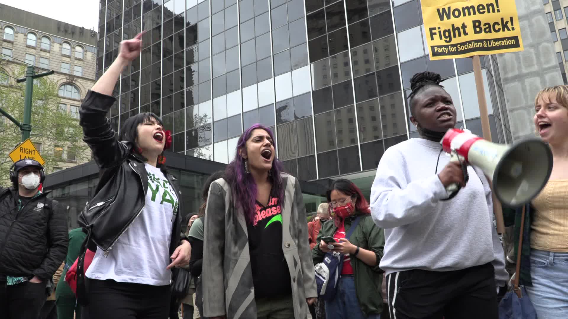 NYC: Massive Abortion Rights Rally and March Denouncing Leaked Supreme Court Opinion