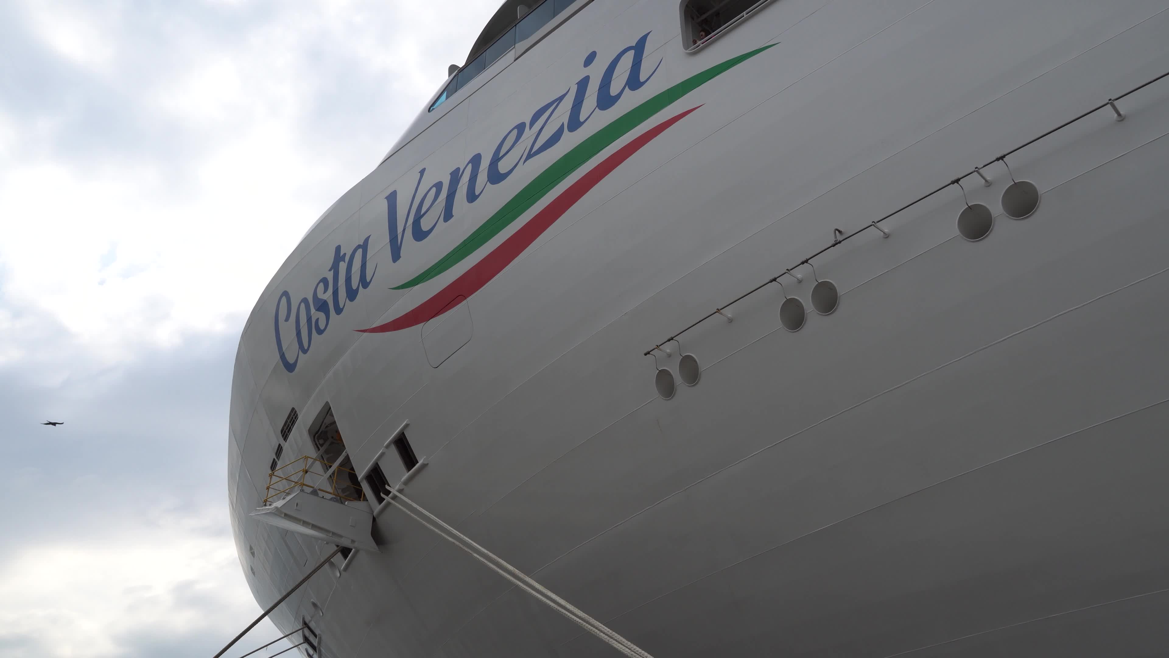 Luxury cruiser Costa Venezia docked at Izmir Port, Turkey