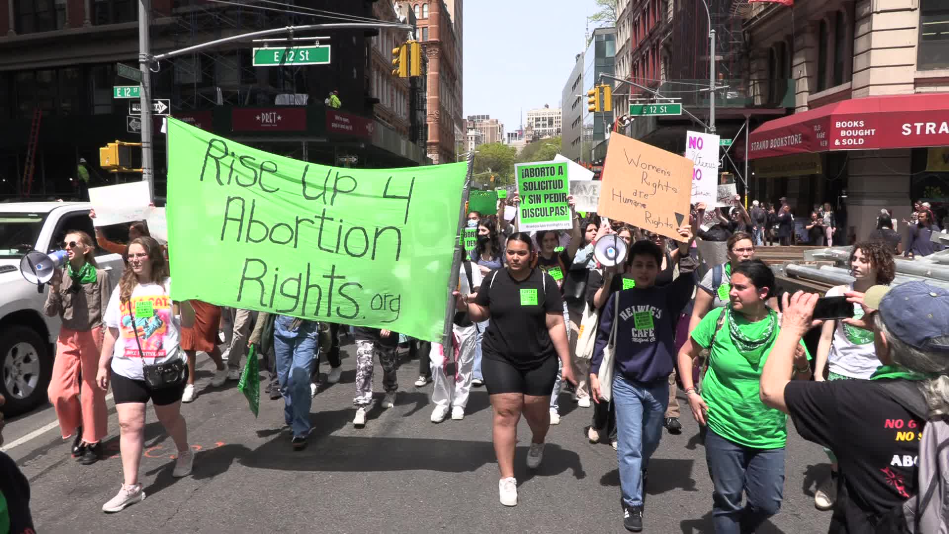 Abortion Rights Protest In New York