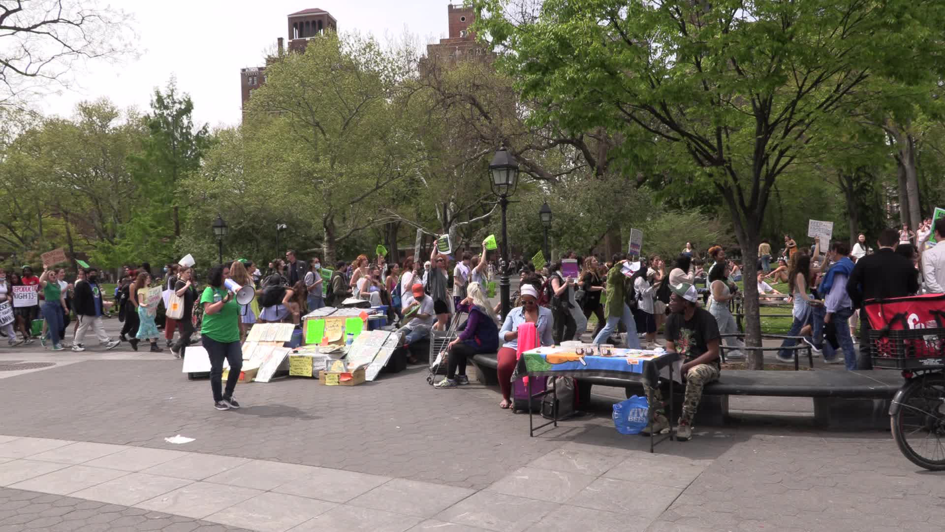 Abortion Rights Protest In New York