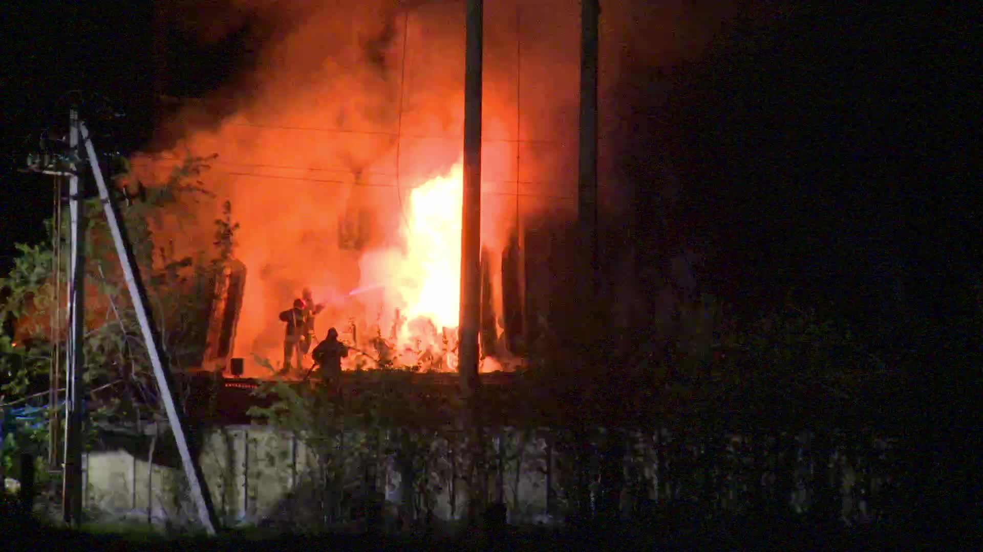 Russian missiles strike Lviv power station