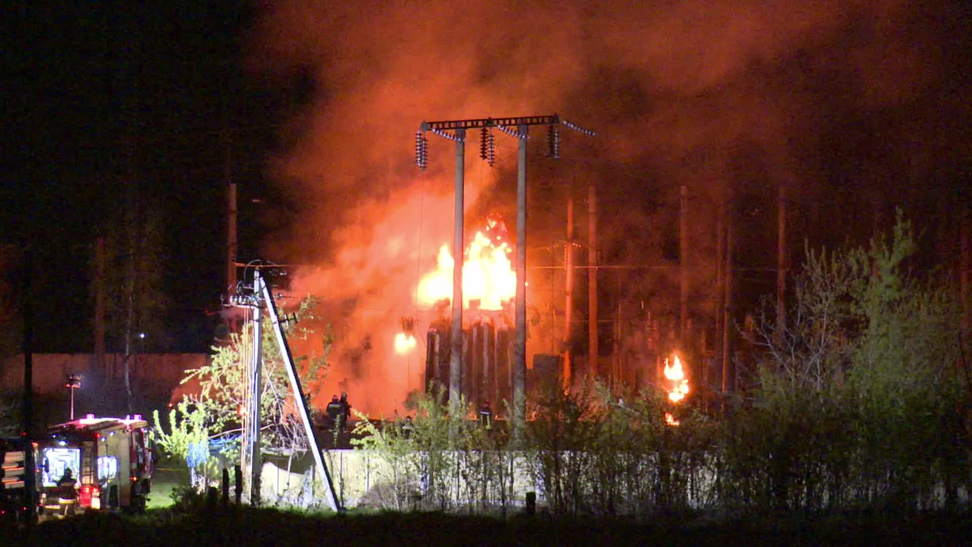 Russian missiles strike Lviv power station