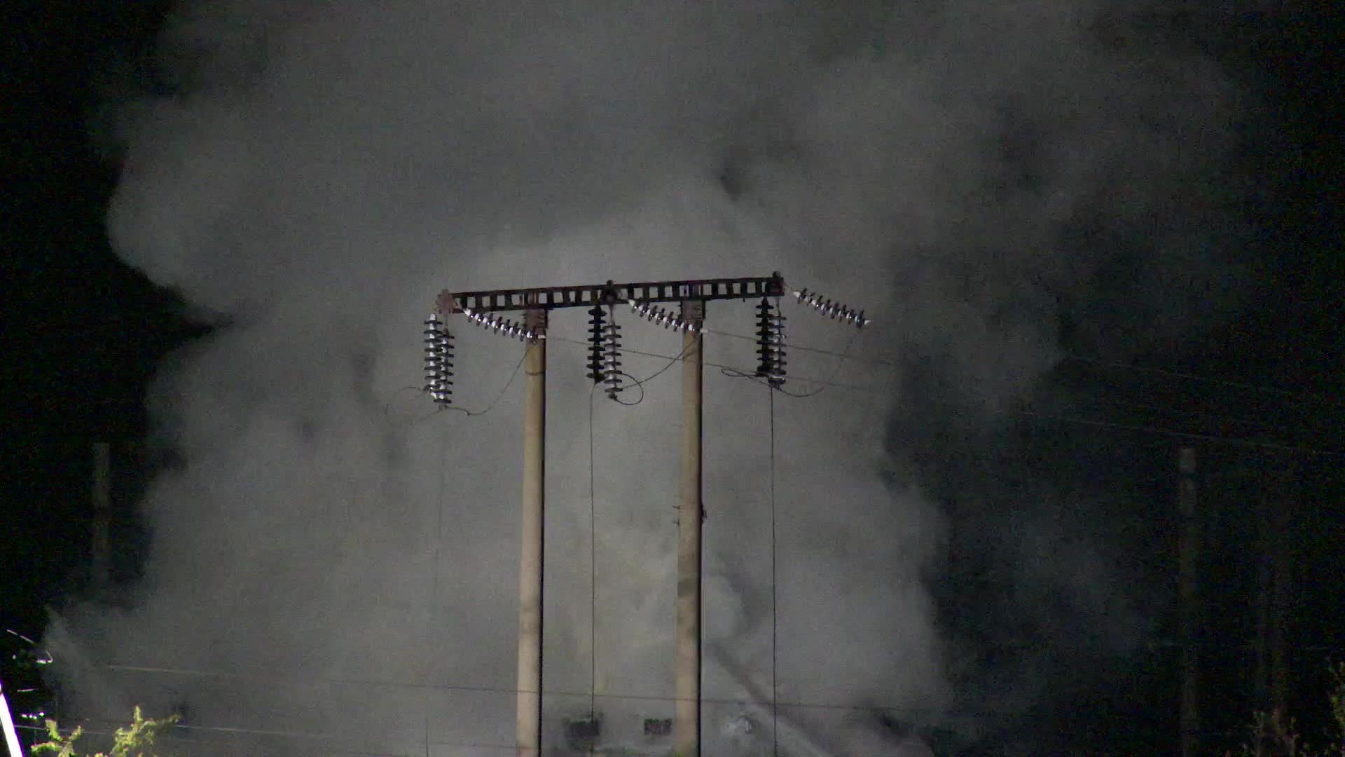 Russian missiles strike Lviv power station