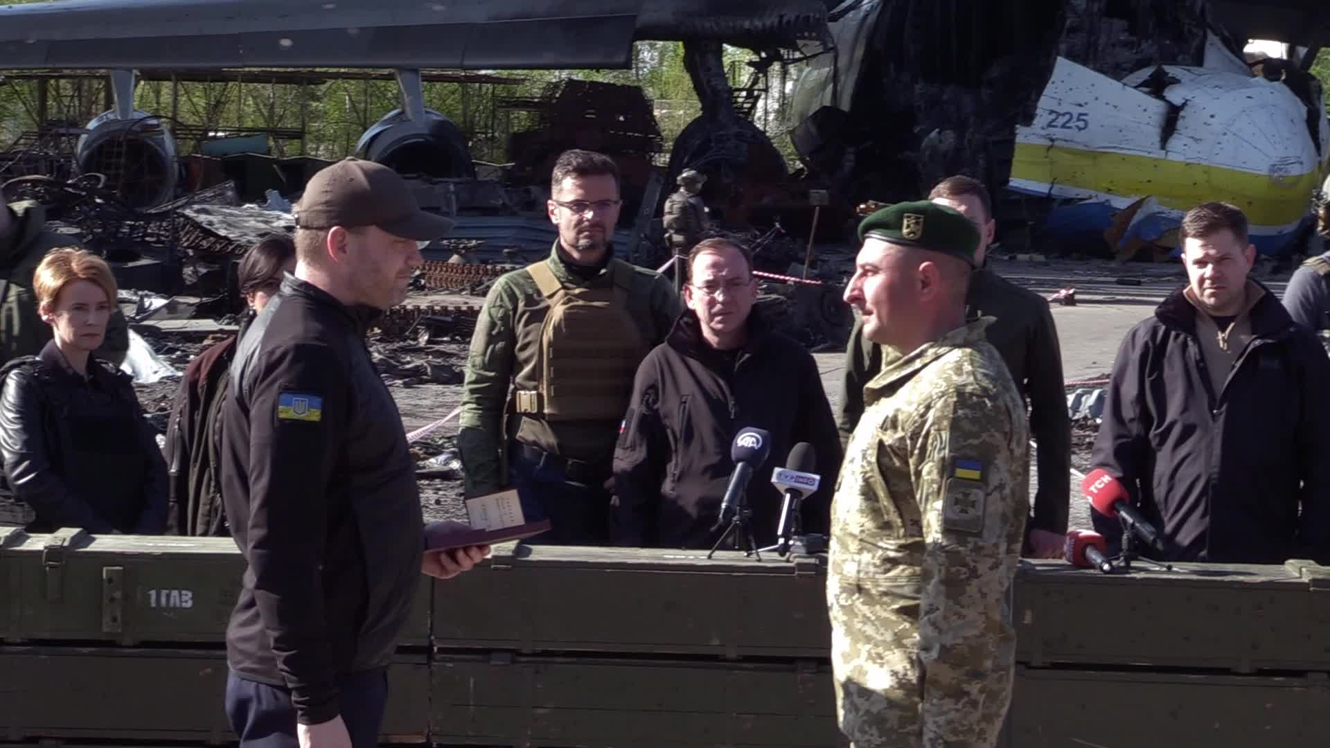 The Ministers of Internal Affairs of Ukraine, Poland, Estonia, Latvia and Lithuania signed a joint declaration, amid Russian invasion in Ukraine