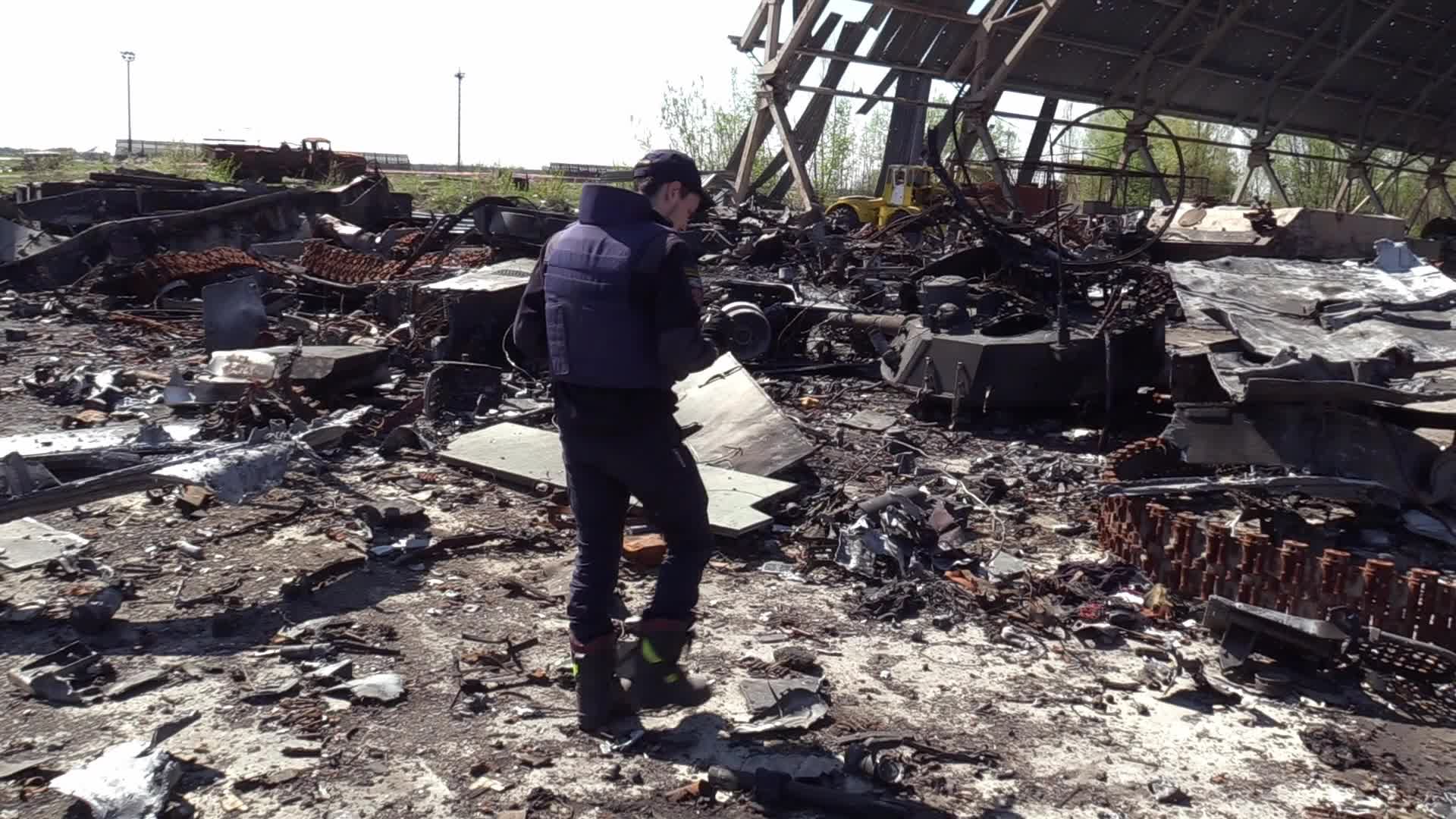 The world's biggest cargo plane Antonov An-225 Mriya destroyed in Hostomel, amid Russian invasion in Ukraine