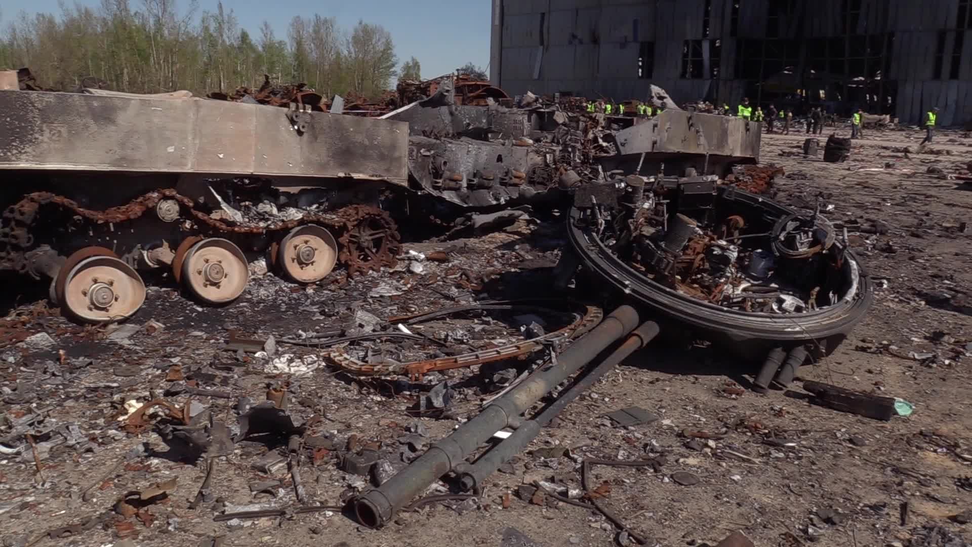 The world's biggest cargo plane Antonov An-225 Mriya destroyed in Hostomel, amid Russian invasion in Ukraine