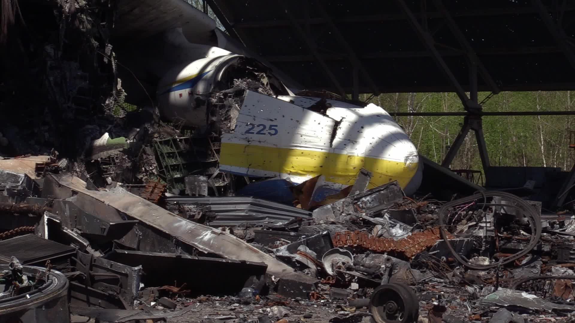 The world's biggest cargo plane Antonov An-225 Mriya destroyed in Hostomel, amid Russian invasion in Ukraine