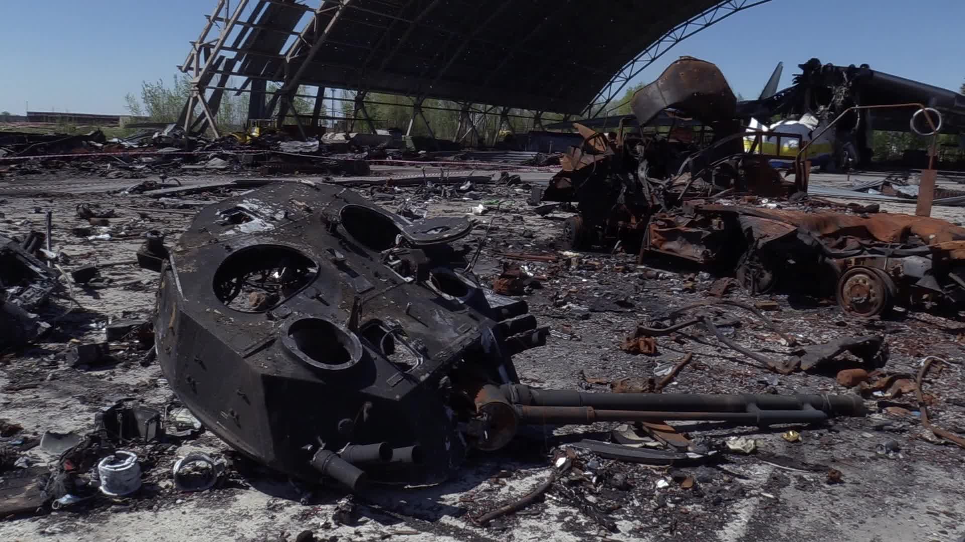 The world's biggest cargo plane Antonov An-225 Mriya destroyed in Hostomel, amid Russian invasion in Ukraine