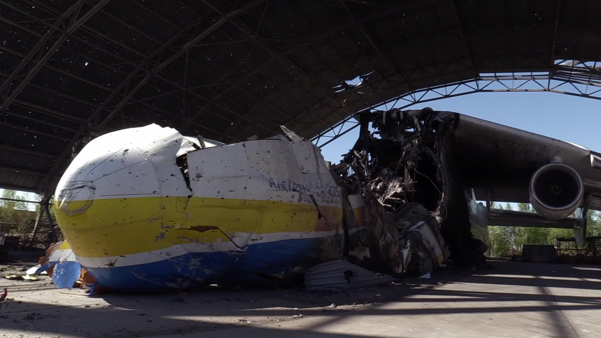 The world's biggest cargo plane Antonov An-225 Mriya destroyed in Hostomel, amid Russian invasion in Ukraine