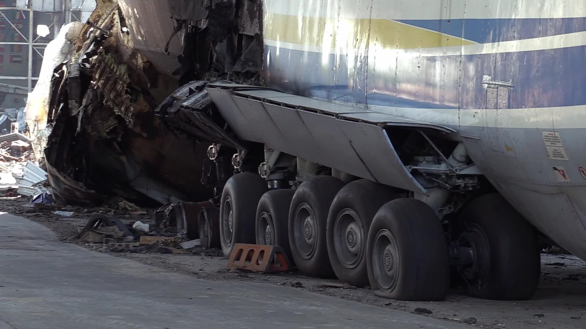 The world's biggest cargo plane Antonov An-225 Mriya destroyed in Hostomel, amid Russian invasion in Ukraine