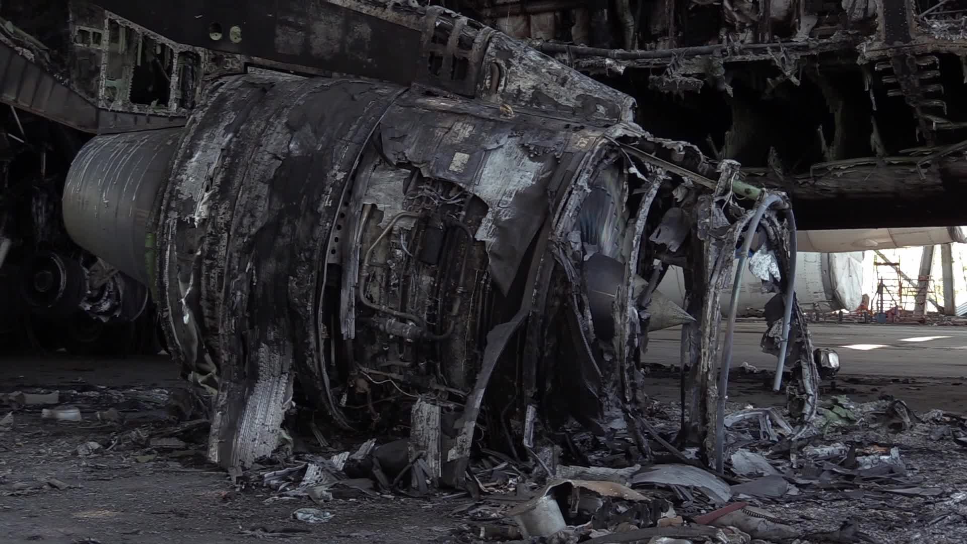 The world's biggest cargo plane Antonov An-225 Mriya destroyed in Hostomel, amid Russian invasion in Ukraine