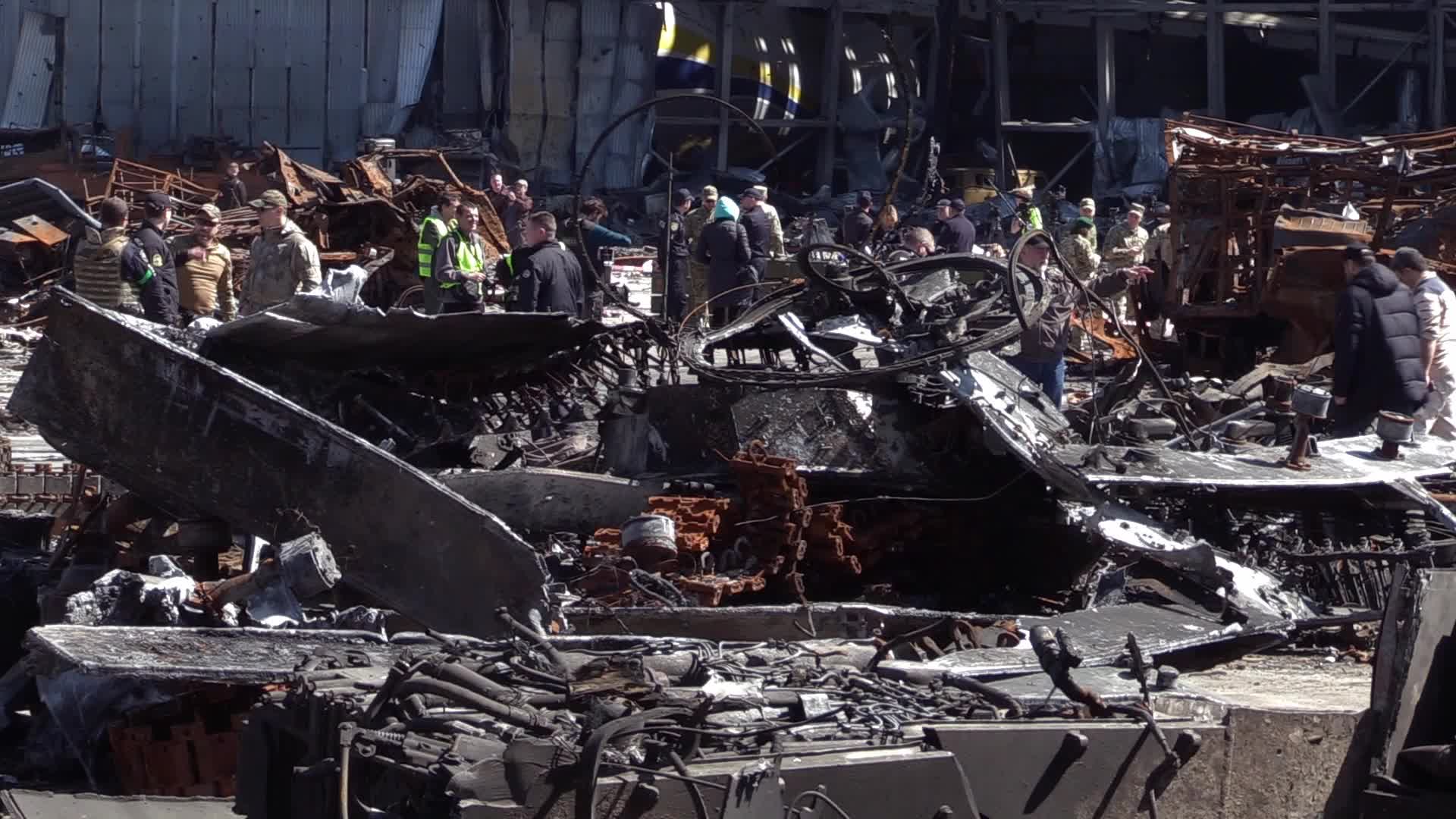 The world's biggest cargo plane Antonov An-225 Mriya destroyed in Hostomel, amid Russian invasion in Ukraine