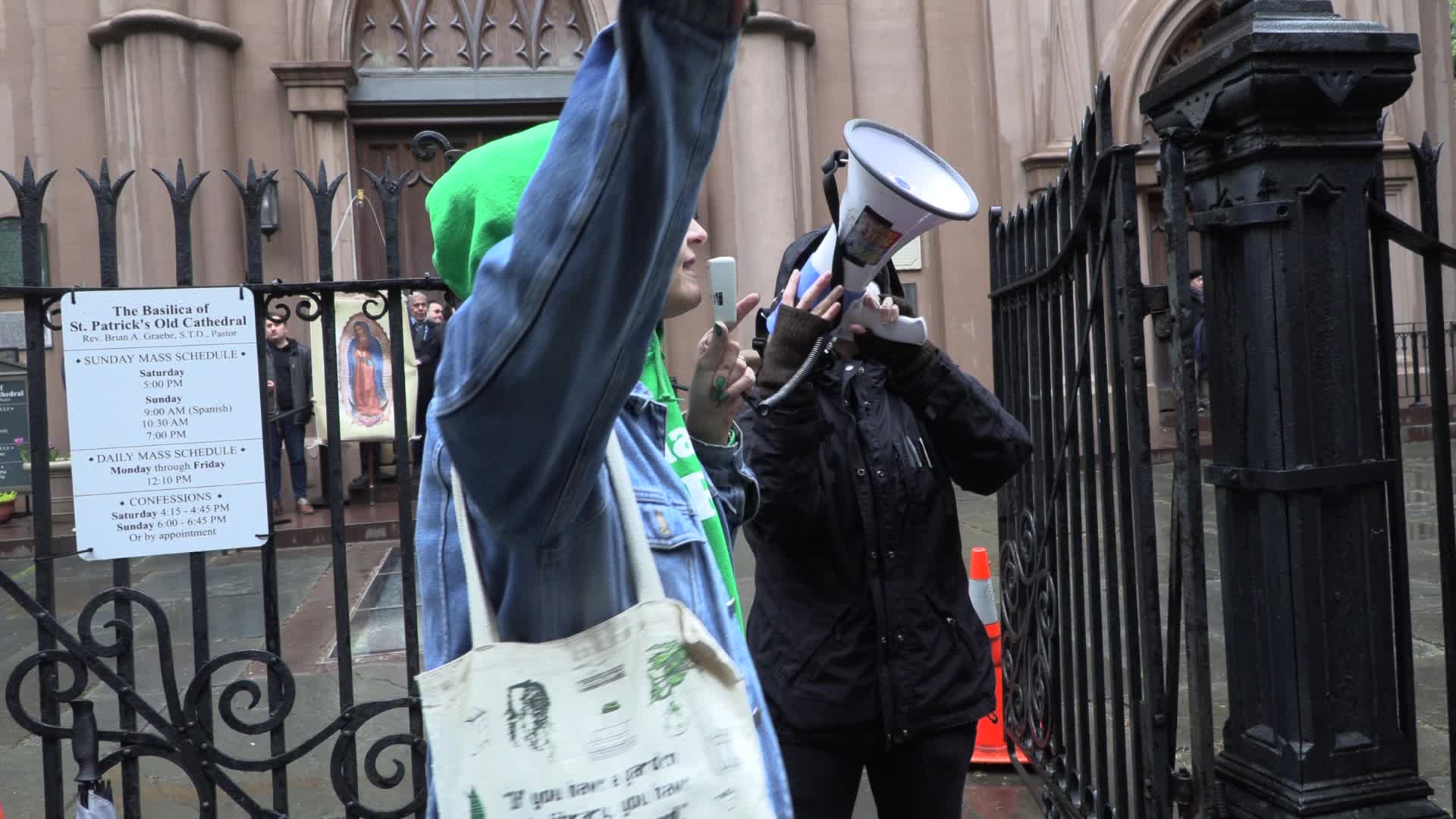 NYC: Pro-Abortion Activists and Pro-Life Faith Group Face Off