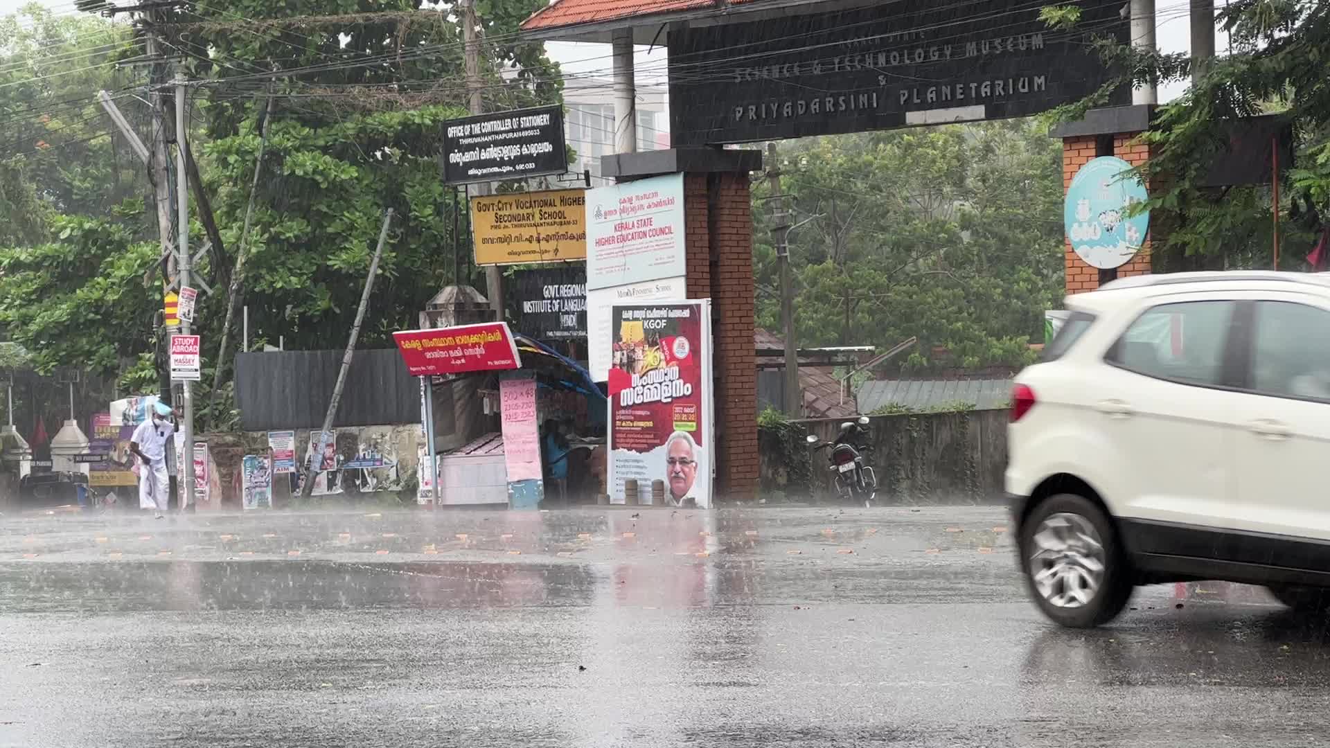 Thunderstorm in Thiruvananthapuram