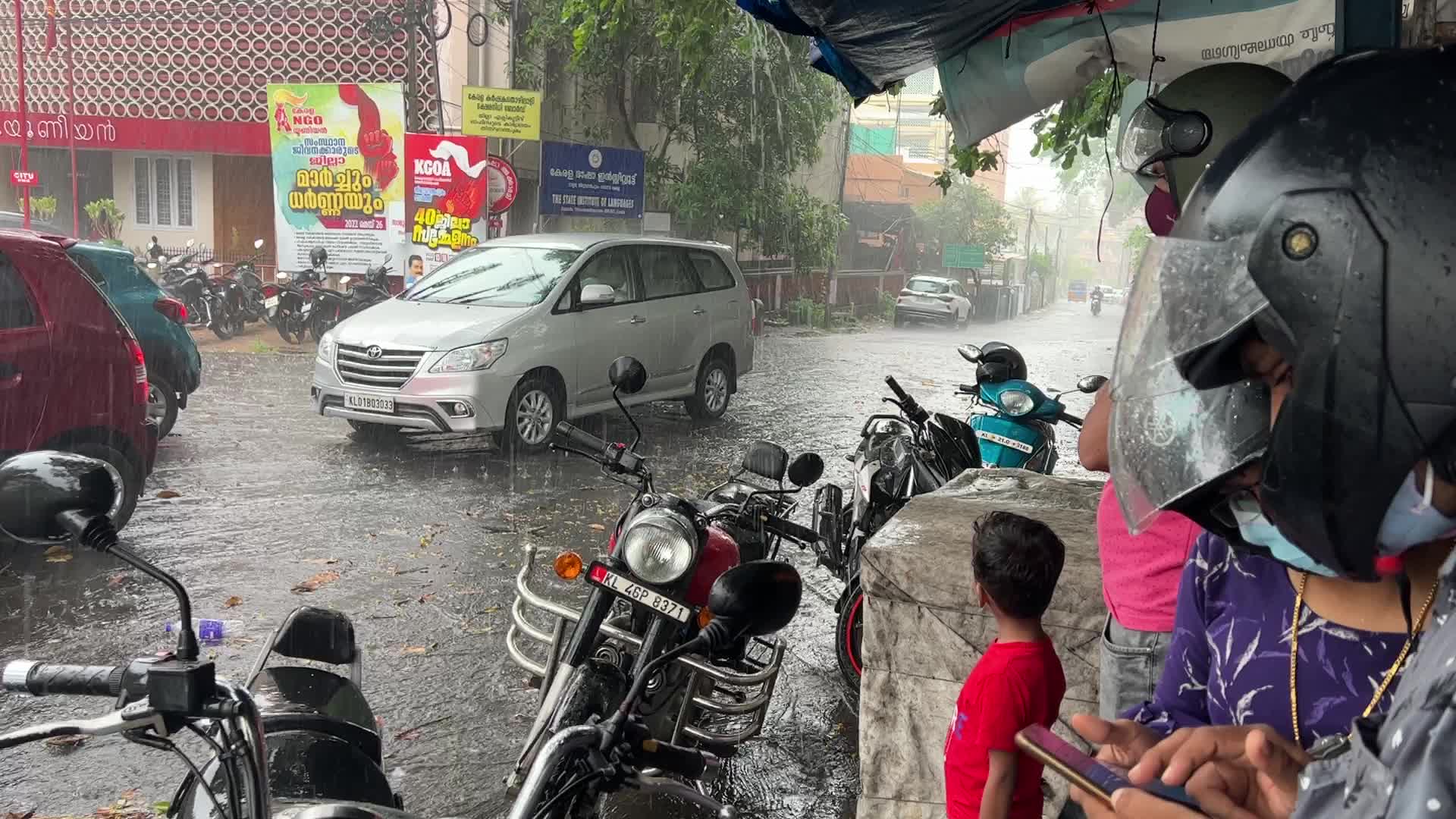 Thunderstorm in Thiruvananthapuram