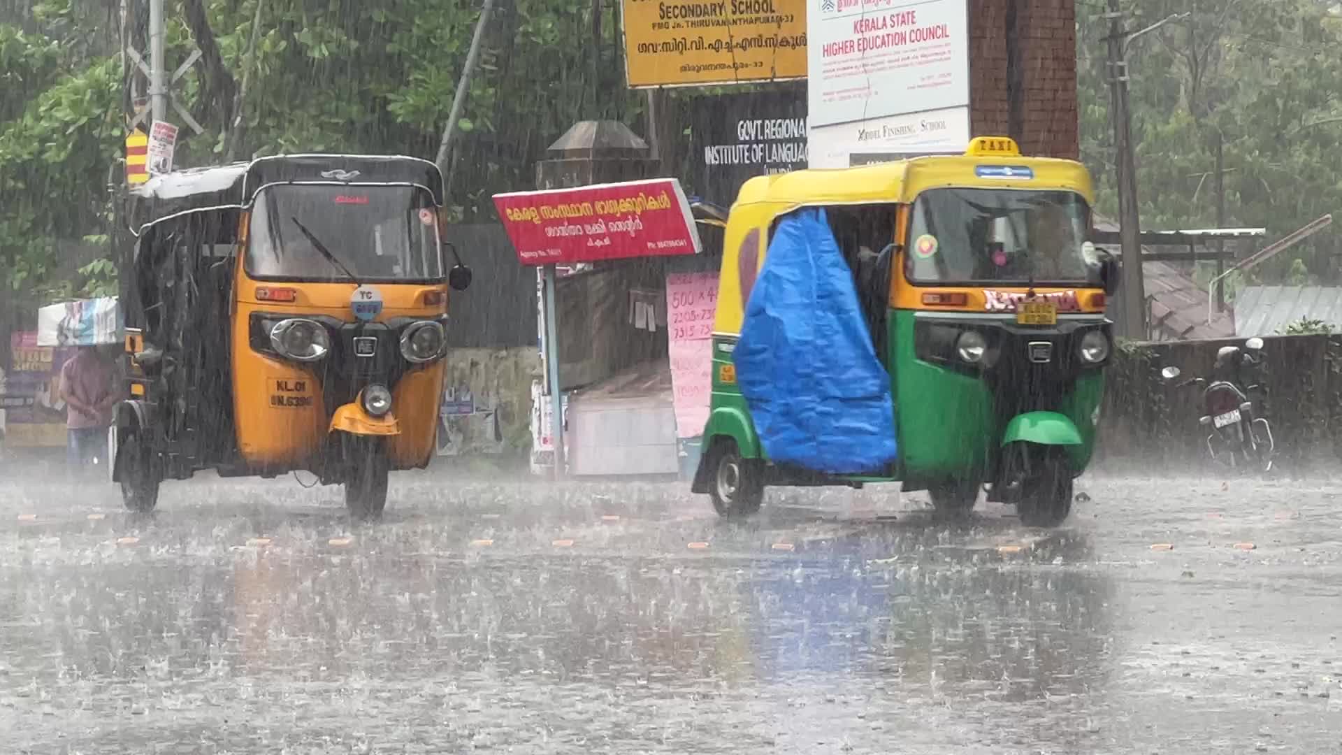 Thunderstorm in Thiruvananthapuram