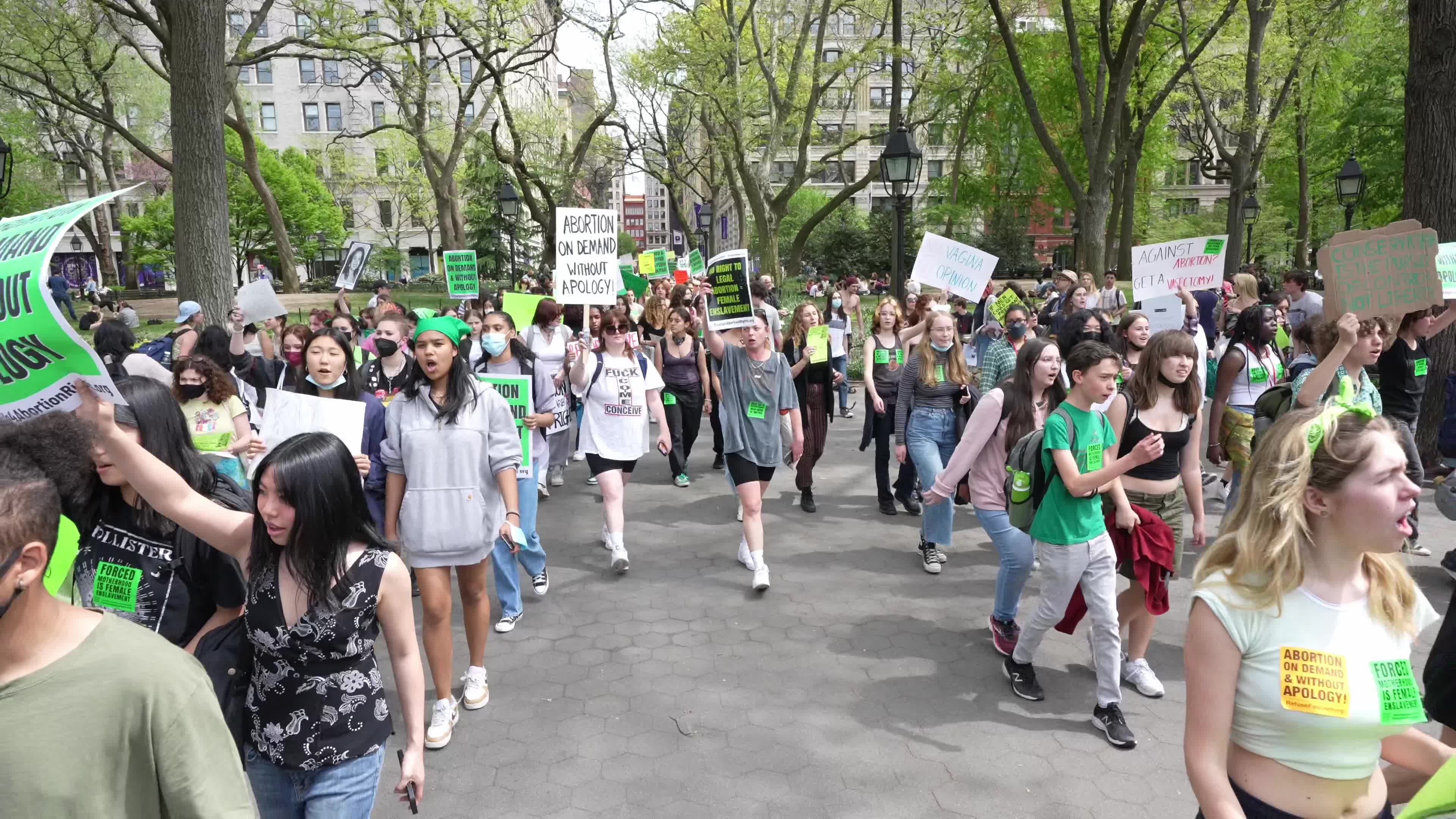 Roe V. Wade Protests in NYC