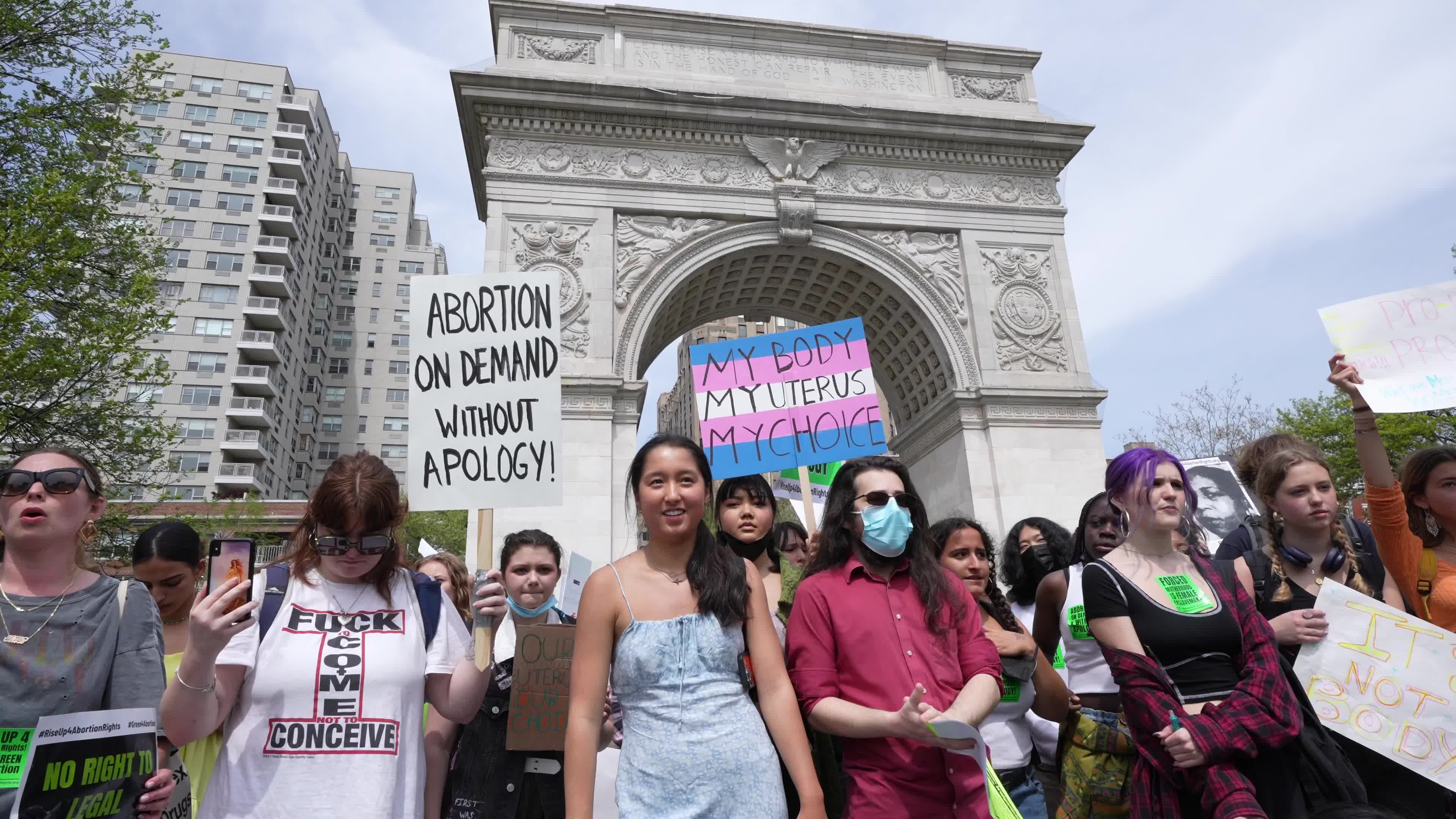 Roe V. Wade Protests in NYC