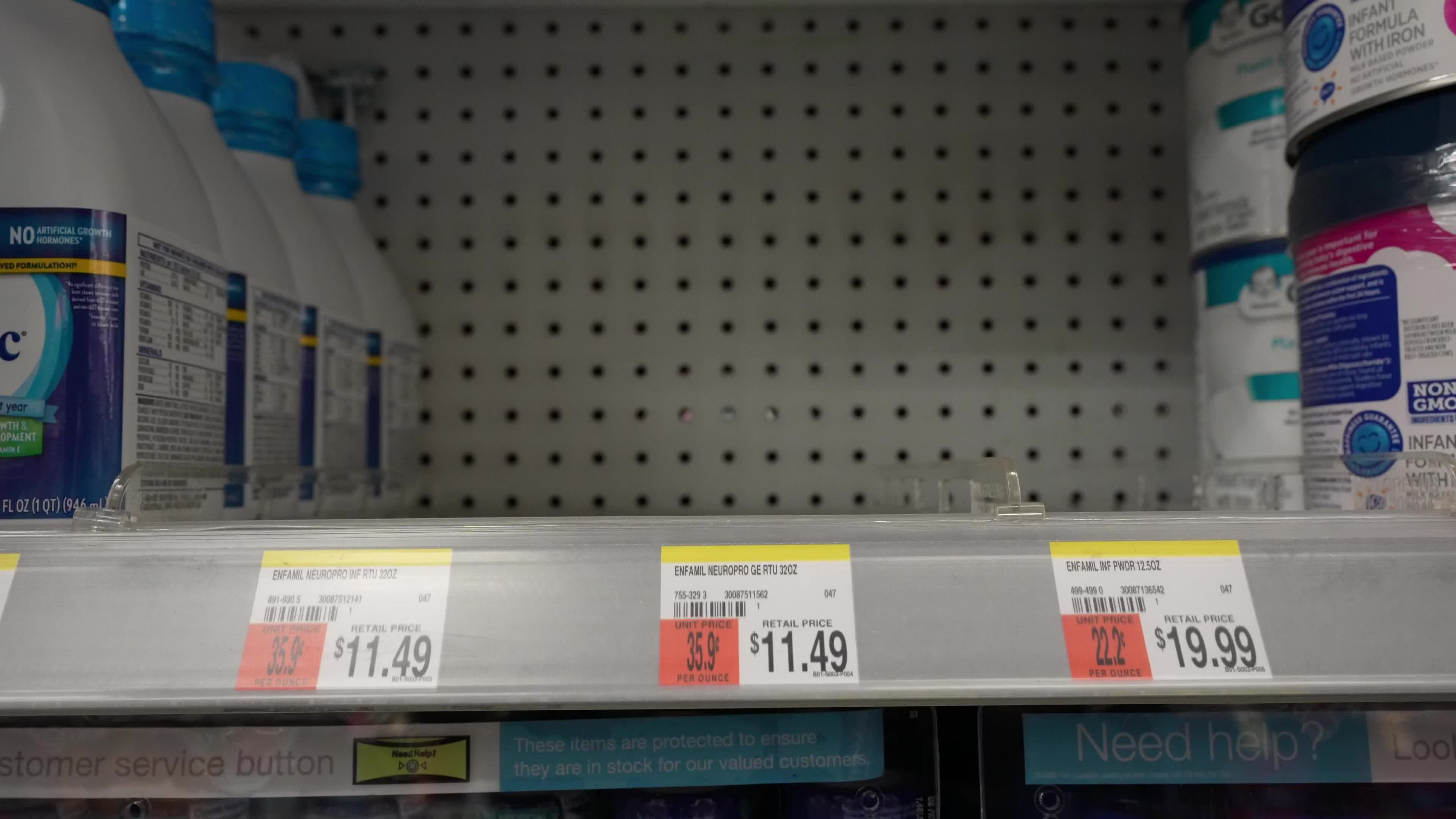 Baby Formula Shortage
