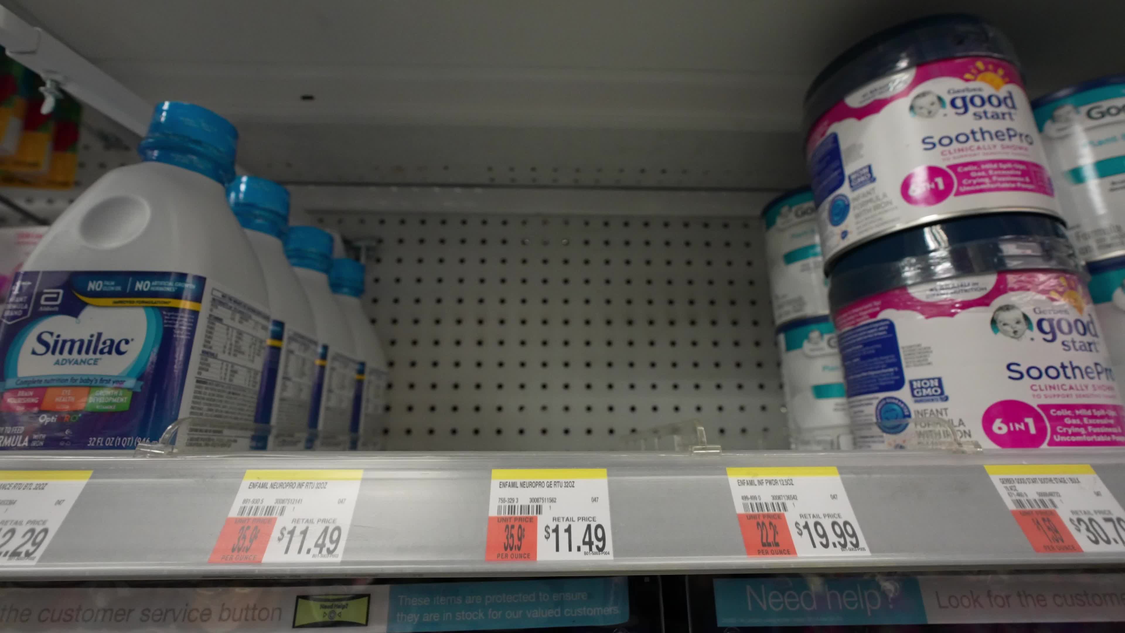 Baby Formula Shortage