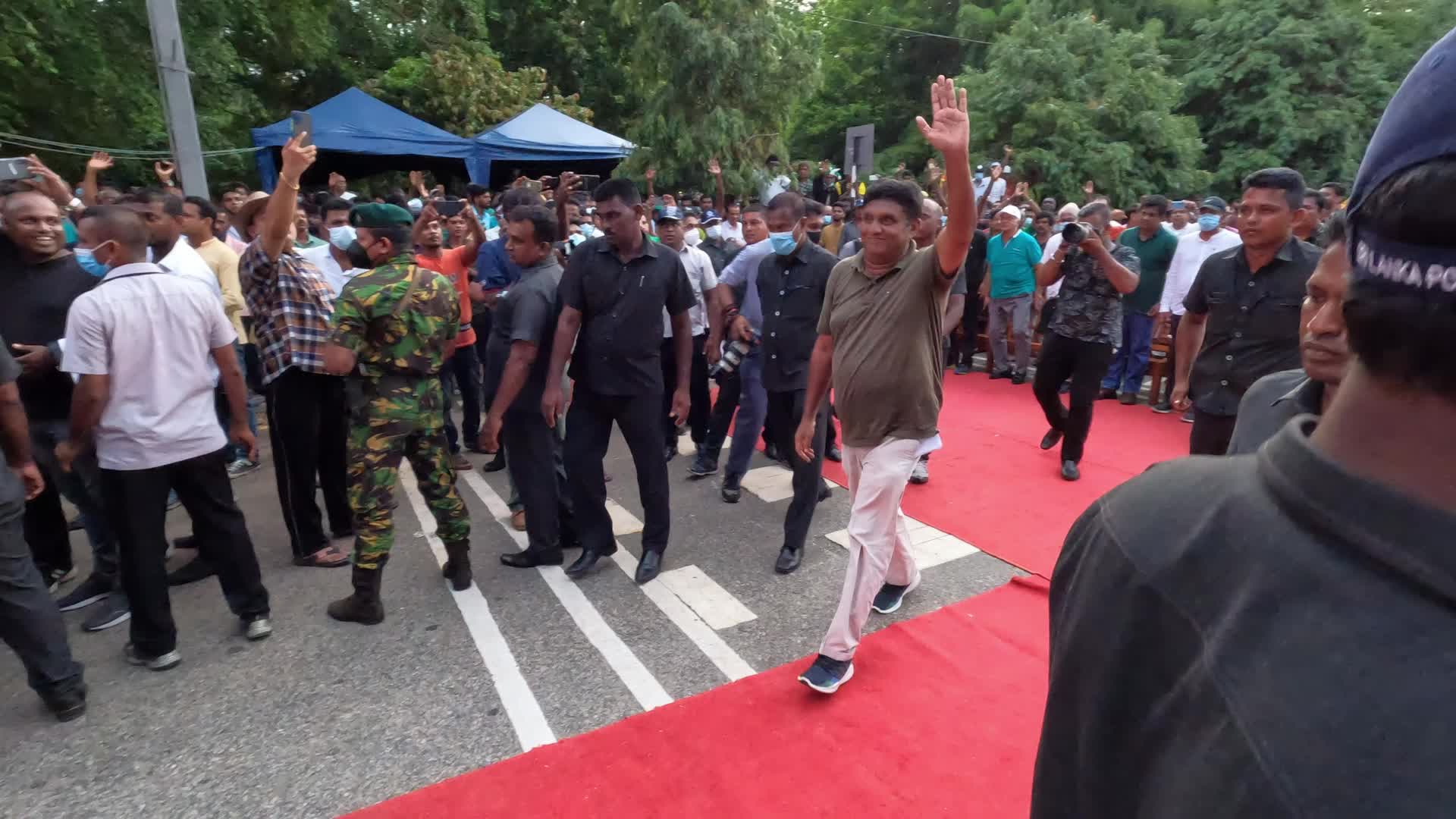 Sajith Premadasa at May Day Rally Organized By SJB Party In Sri Lanka
