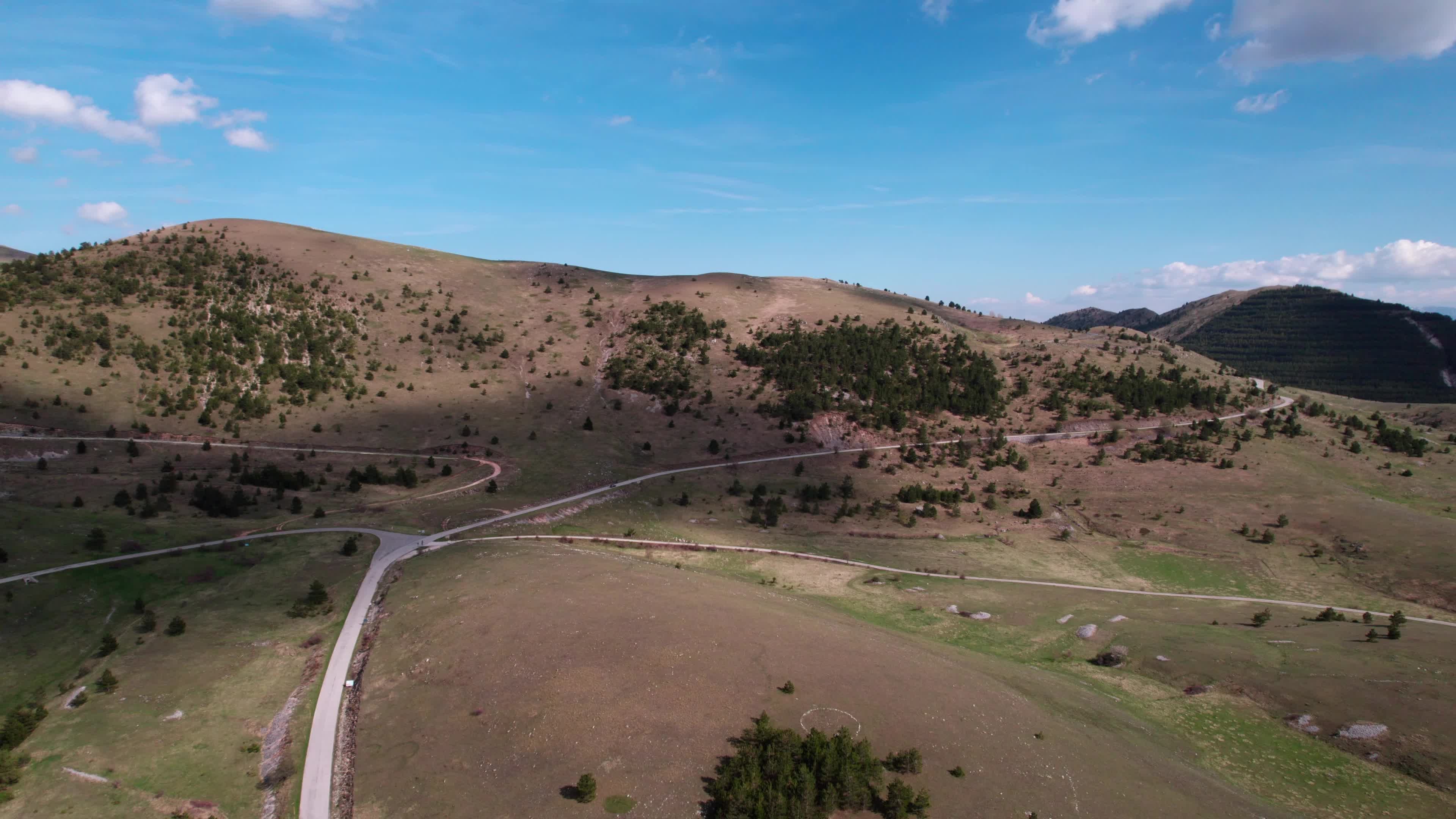 Aerial View Of Apennine Mountains