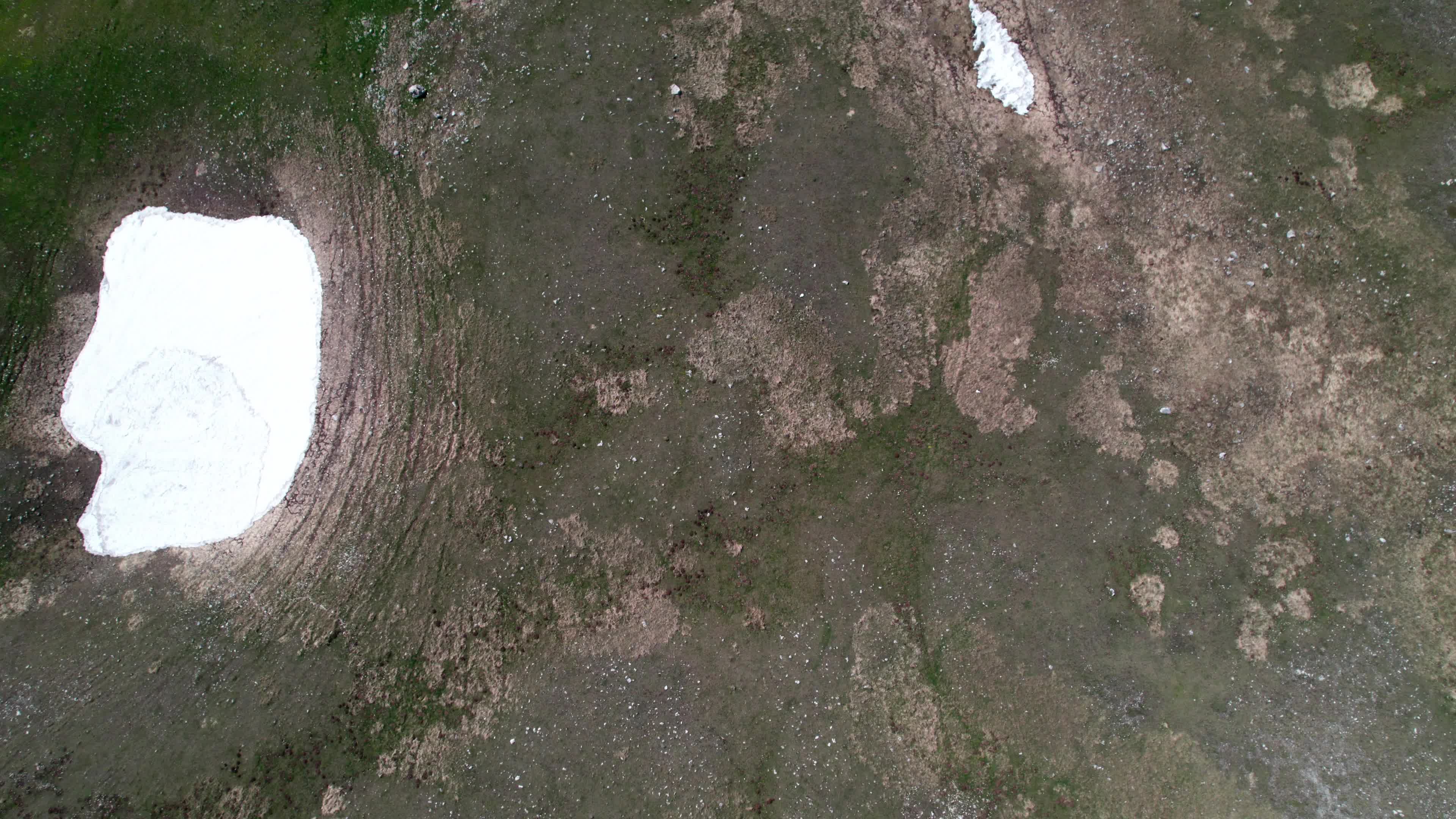 Drone View Of Campo Imperatore, Apennine Mountains