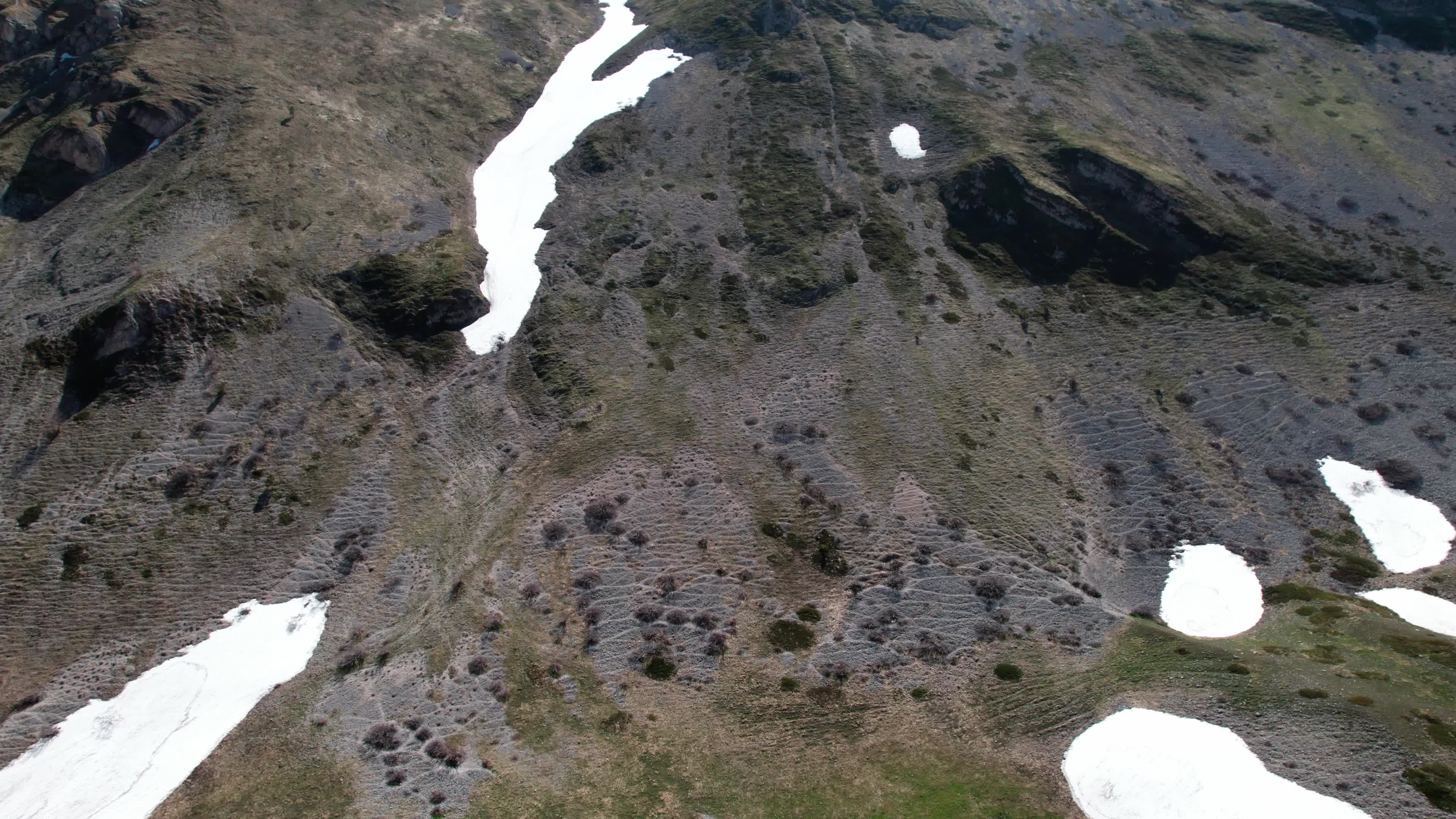 Drone View Of Campo Imperatore, Apennine Mountains