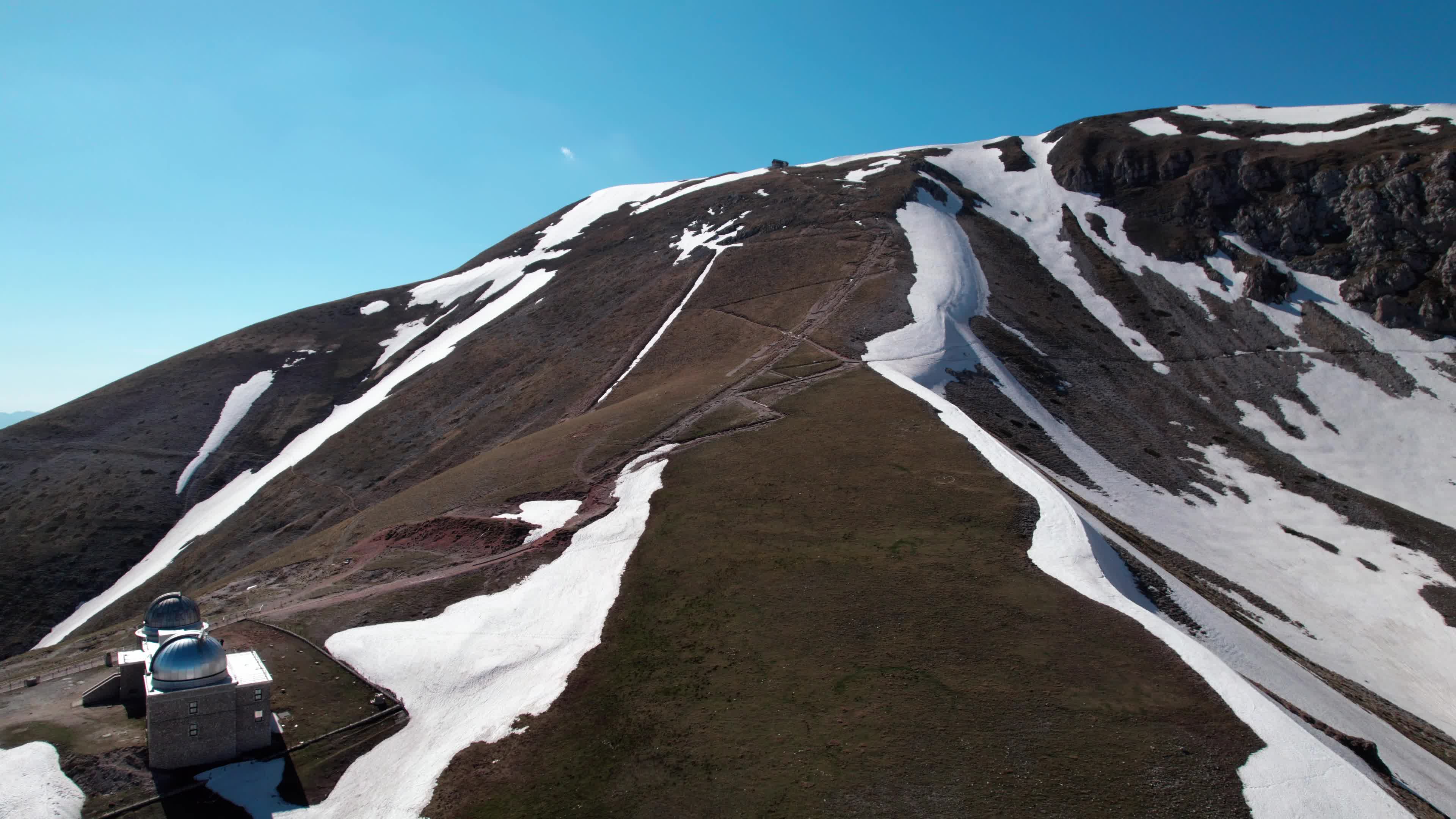 Drone View Of Campo Imperatore, Apennine Mountains
