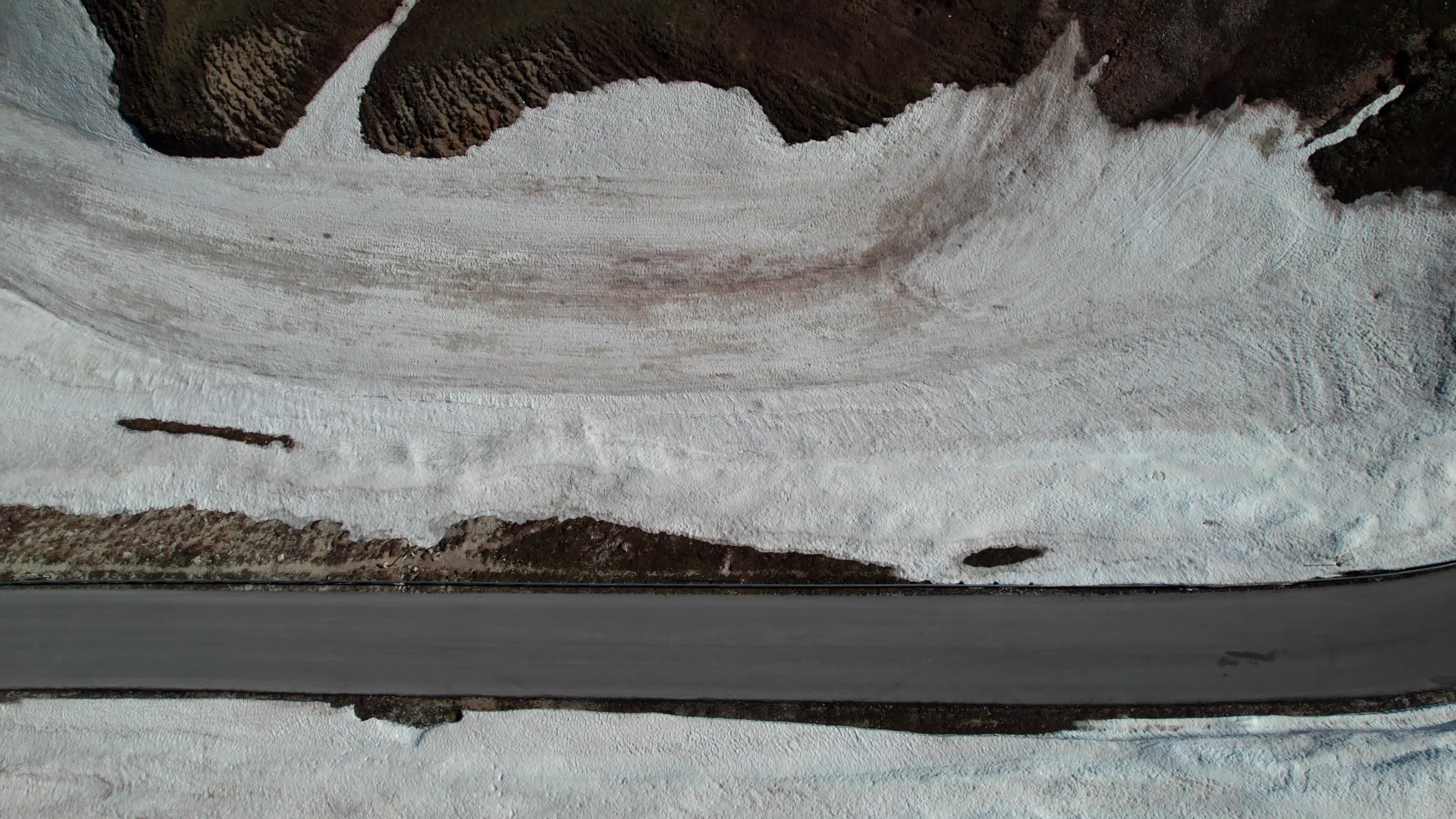 Drone View Of Campo Imperatore, Apennine Mountains