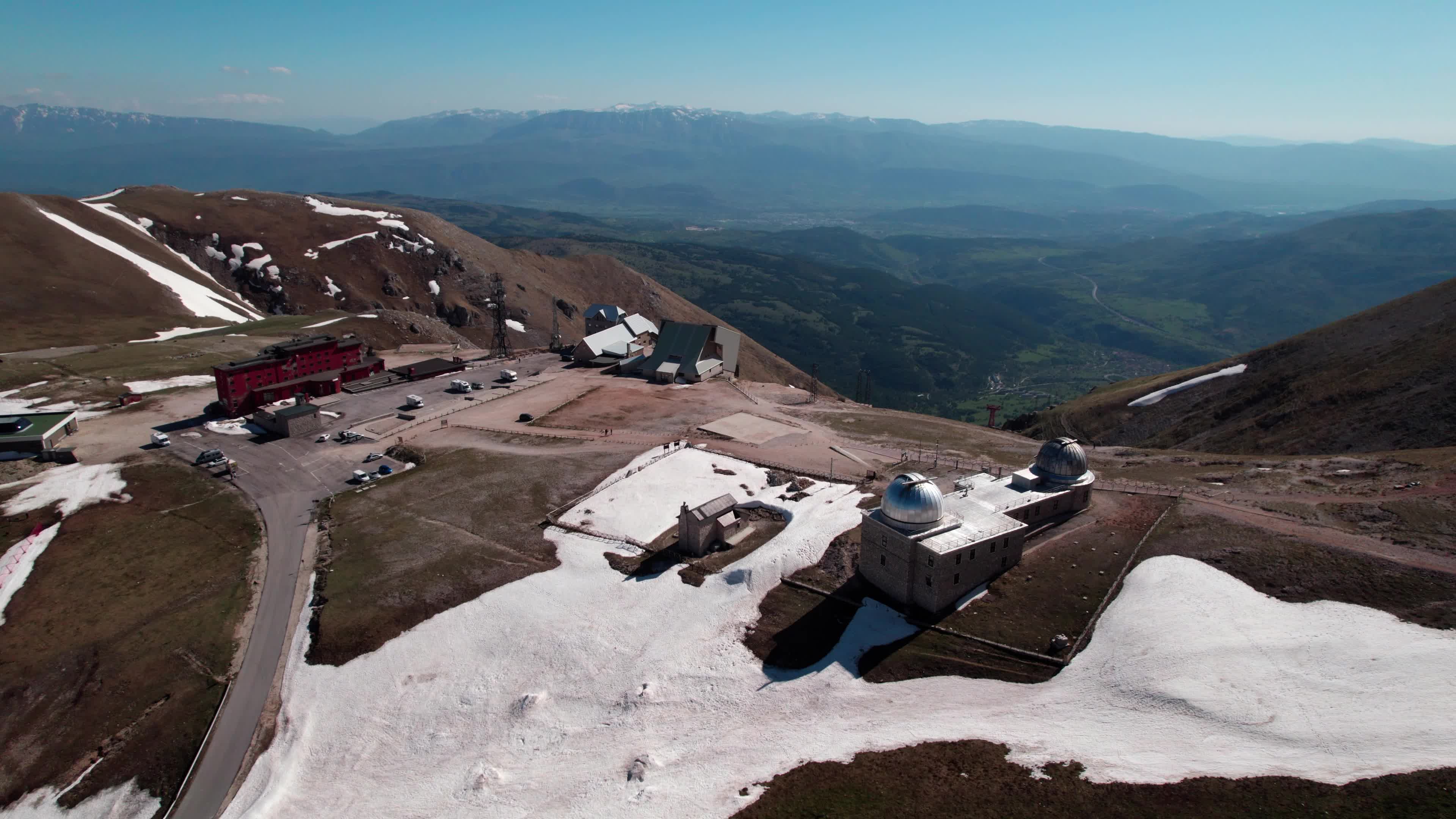 Drone View Of Campo Imperatore, Apennine Mountains