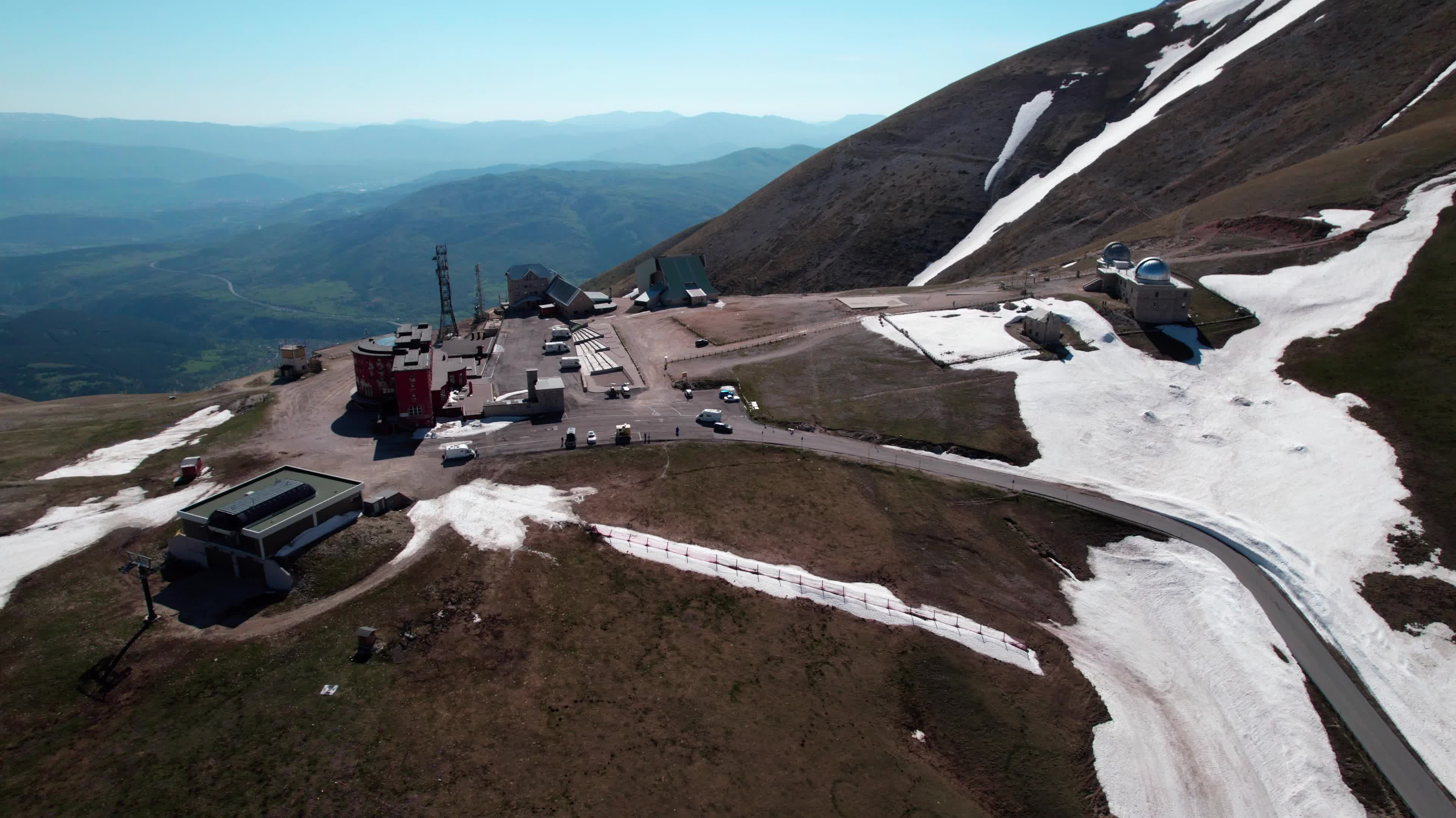 Drone View Of Campo Imperatore, Apennine Mountains