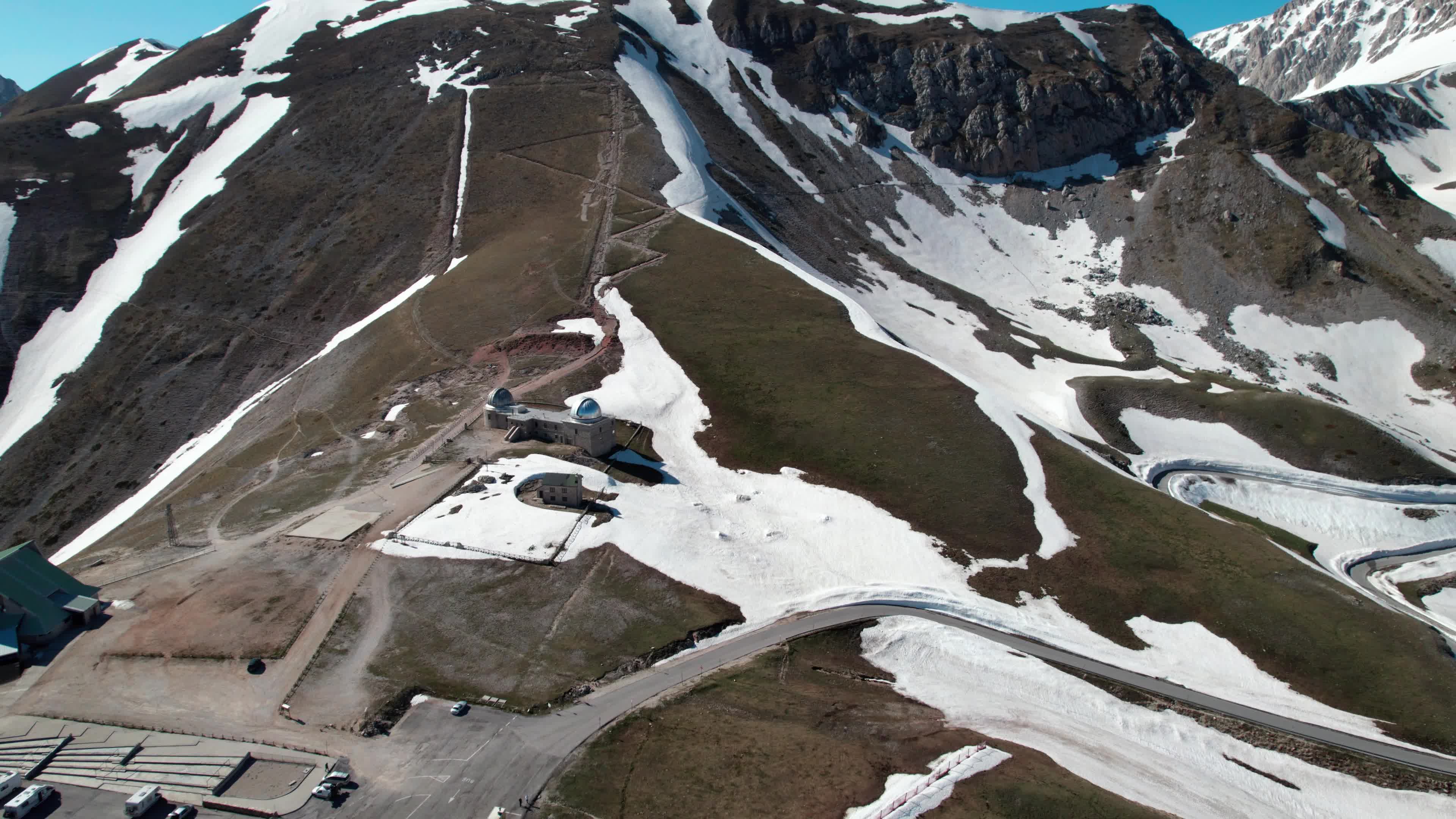 Drone View Of Campo Imperatore, Apennine Mountains