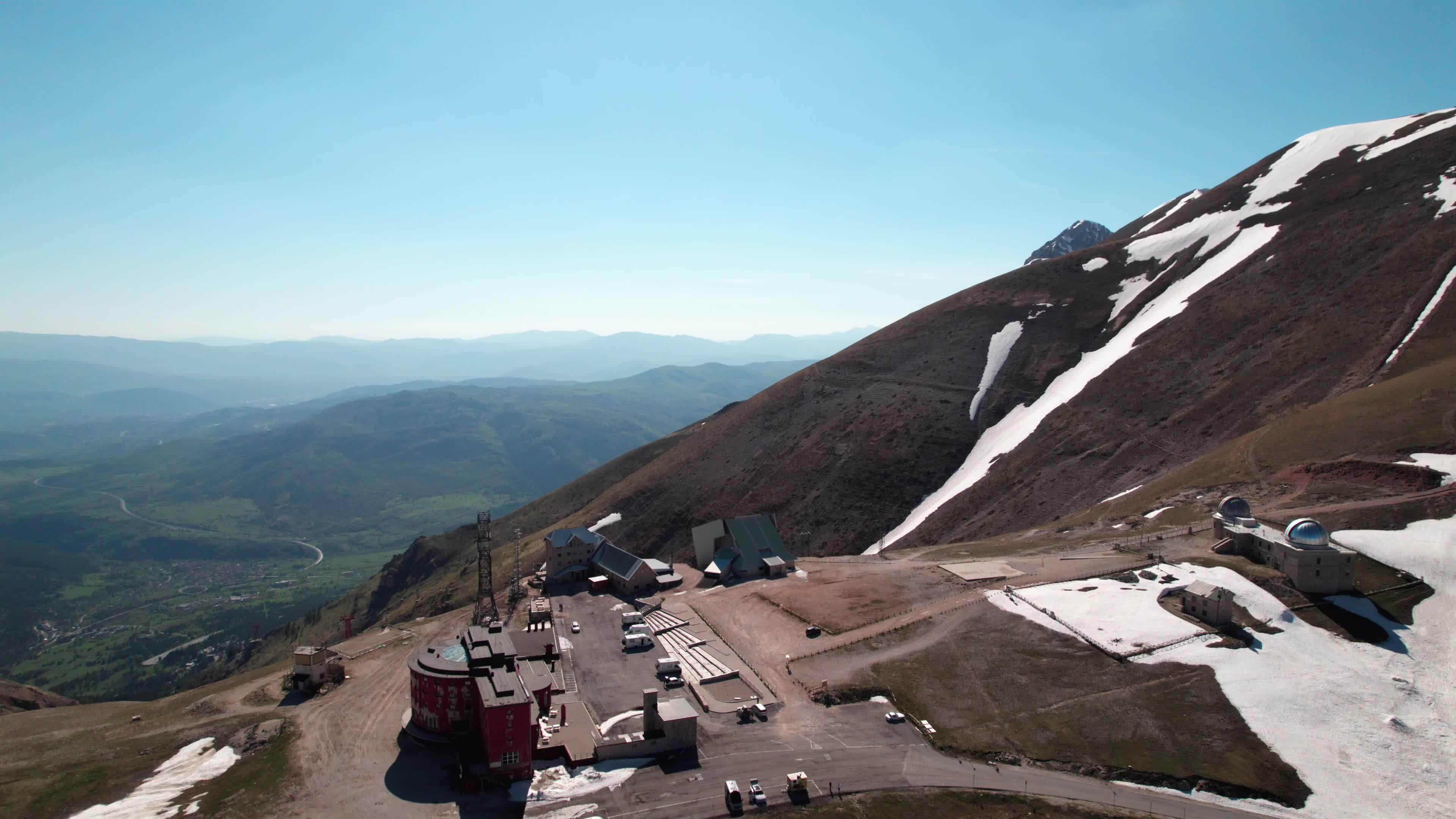 Drone View Of Campo Imperatore, Apennine Mountains