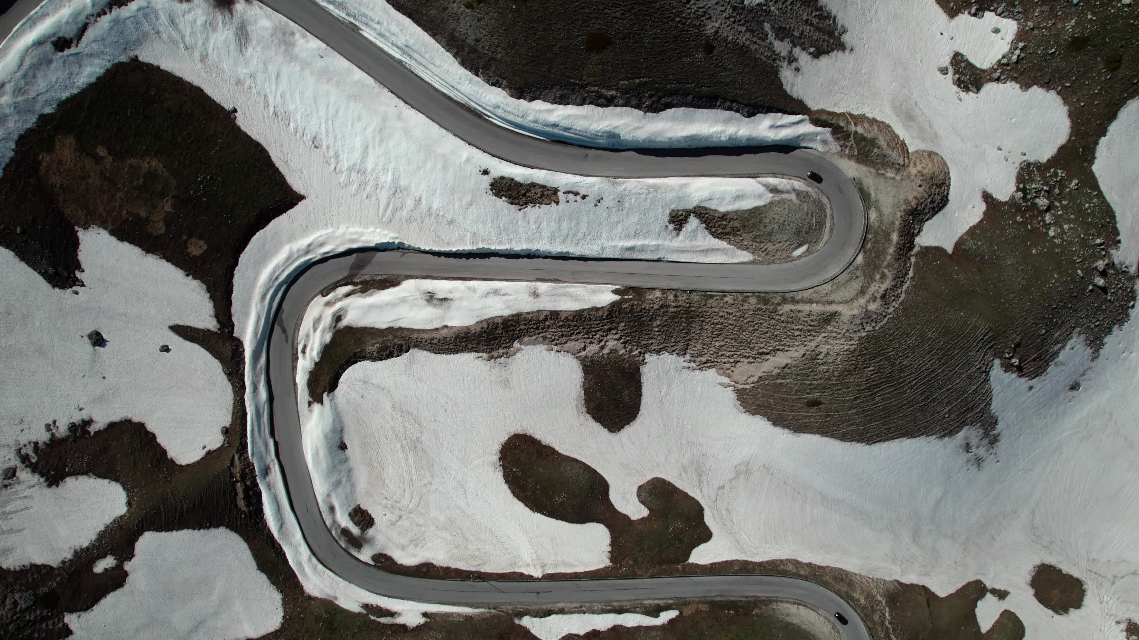 Drone View Of Campo Imperatore, Apennine Mountains