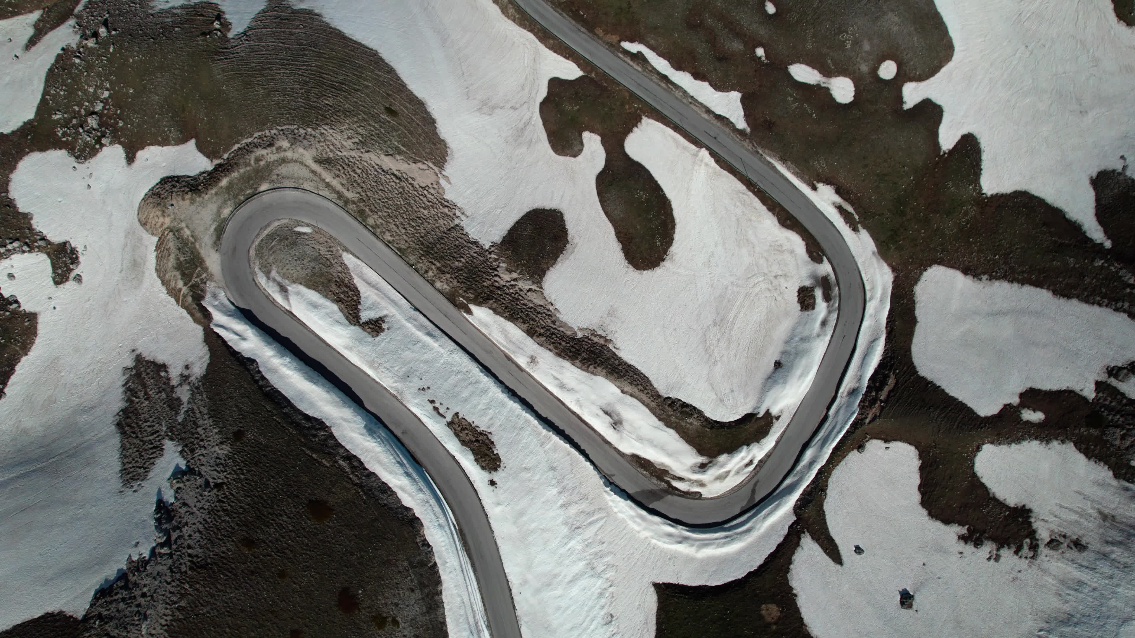 Drone View Of Campo Imperatore, Apennine Mountains