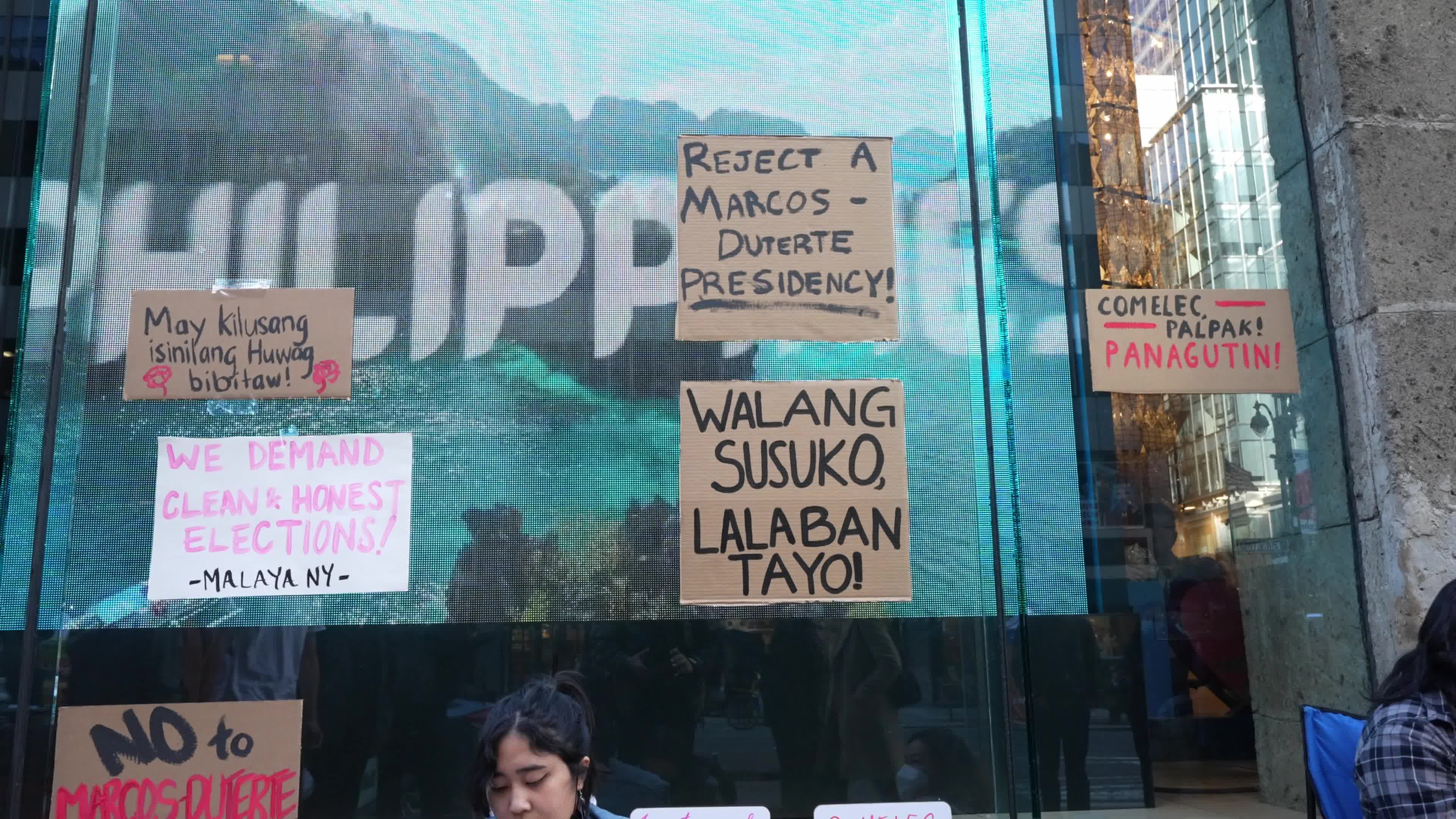 Activists Protest in Philippine Election Results