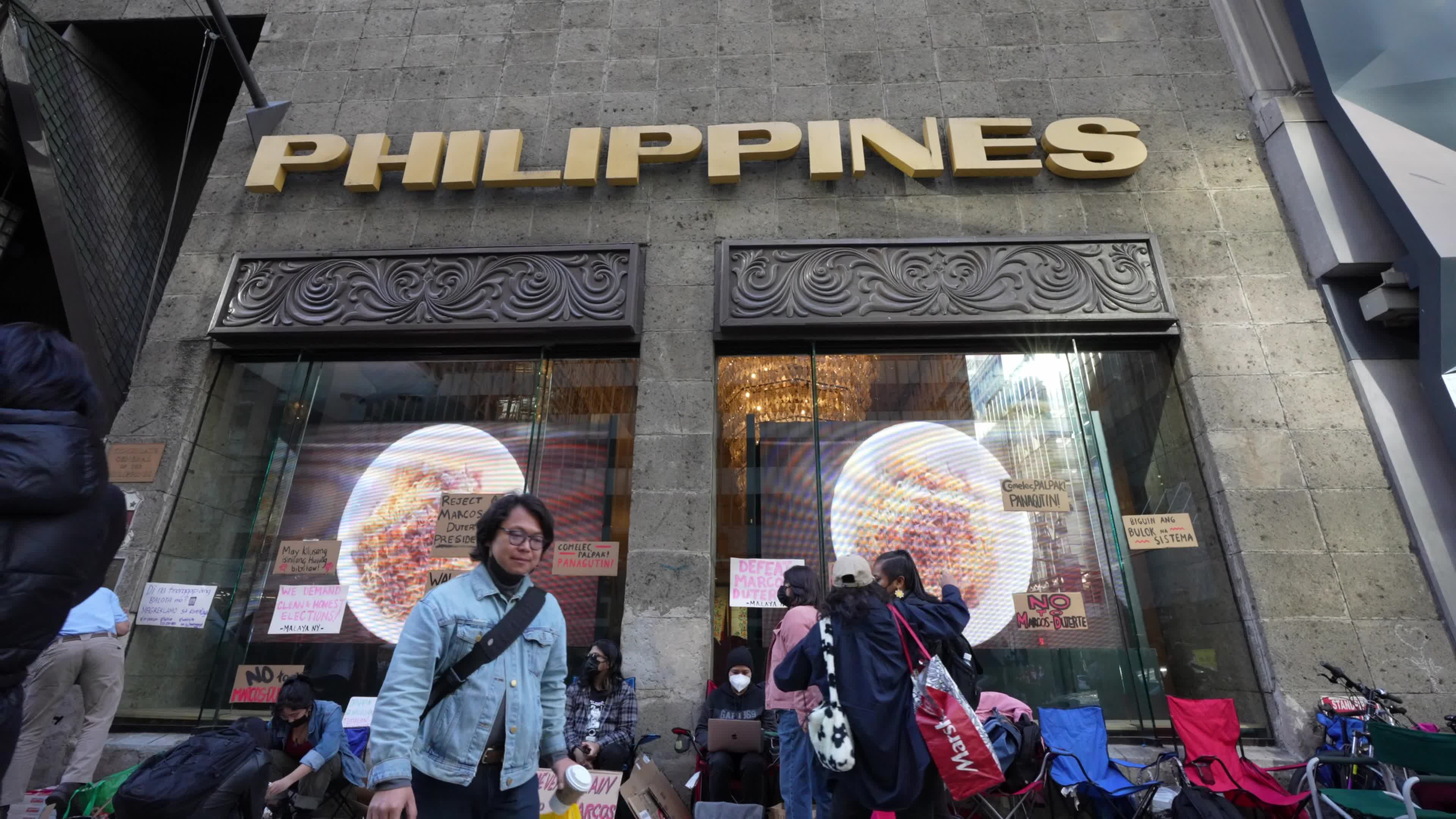 Activists Protest in Philippine Election Results