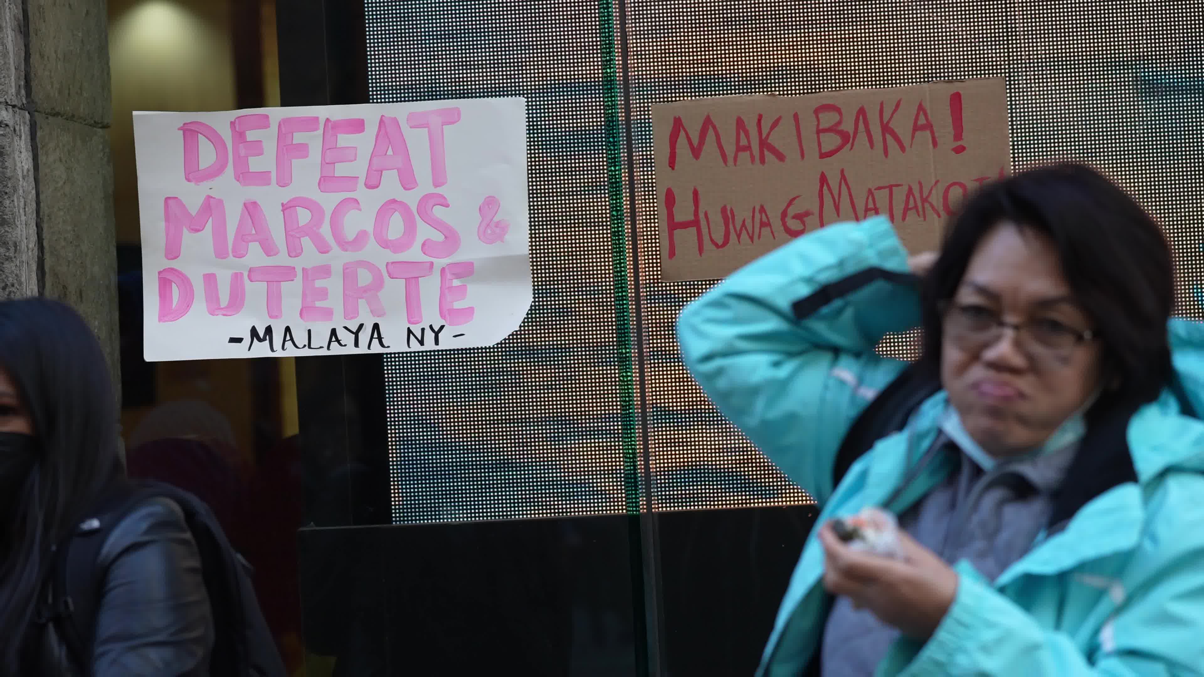 Activists Protest in Philippine Election Results
