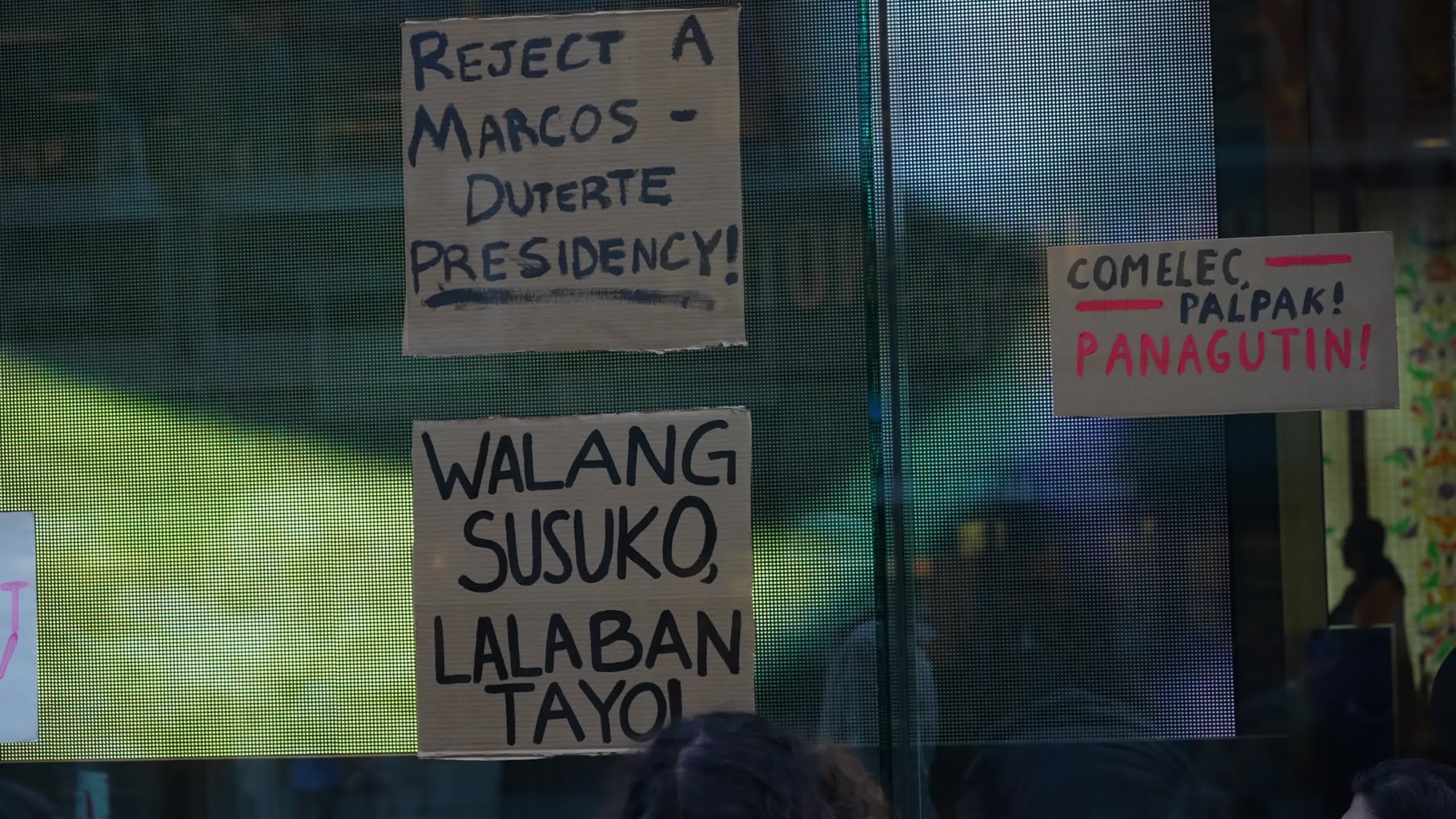 Activists Protest in Philippine Election Results