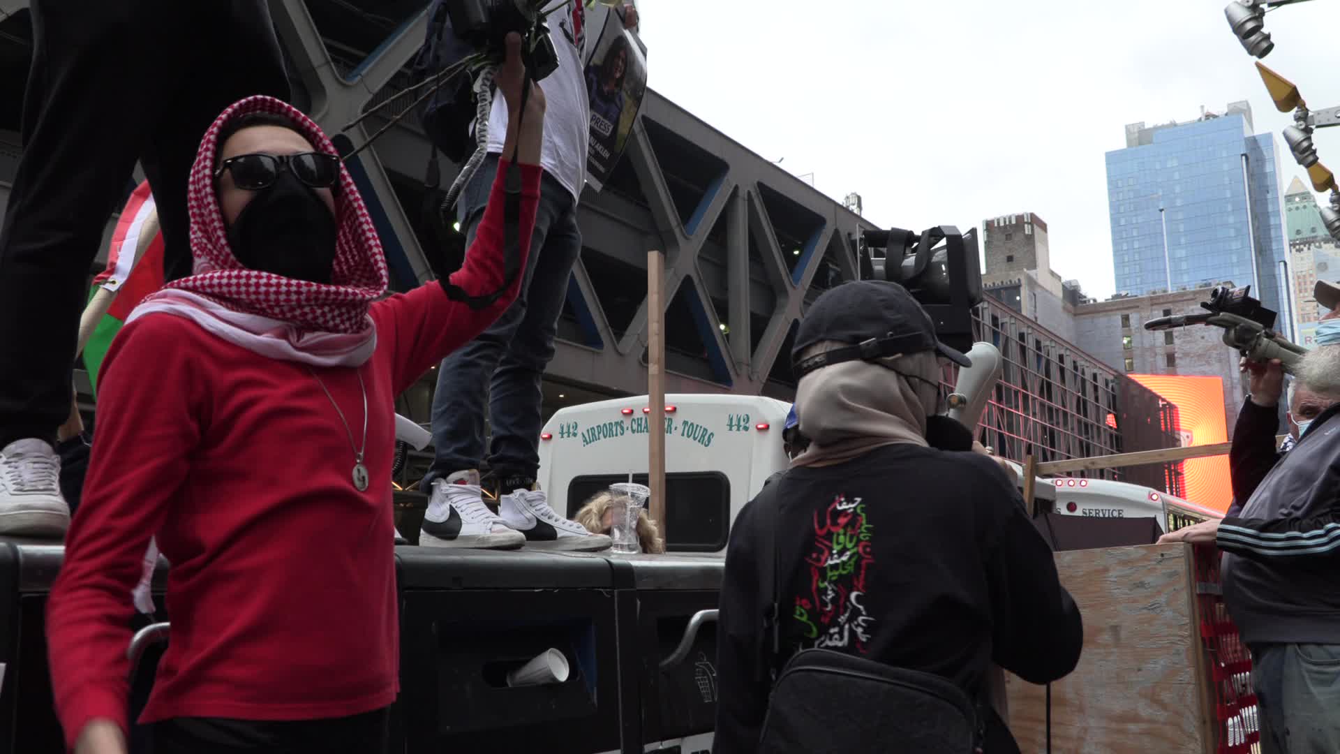 NYC: Palestinian Activists Hold Memorial for Slain Palestinian-American Journalist Shireen Abu Akleh